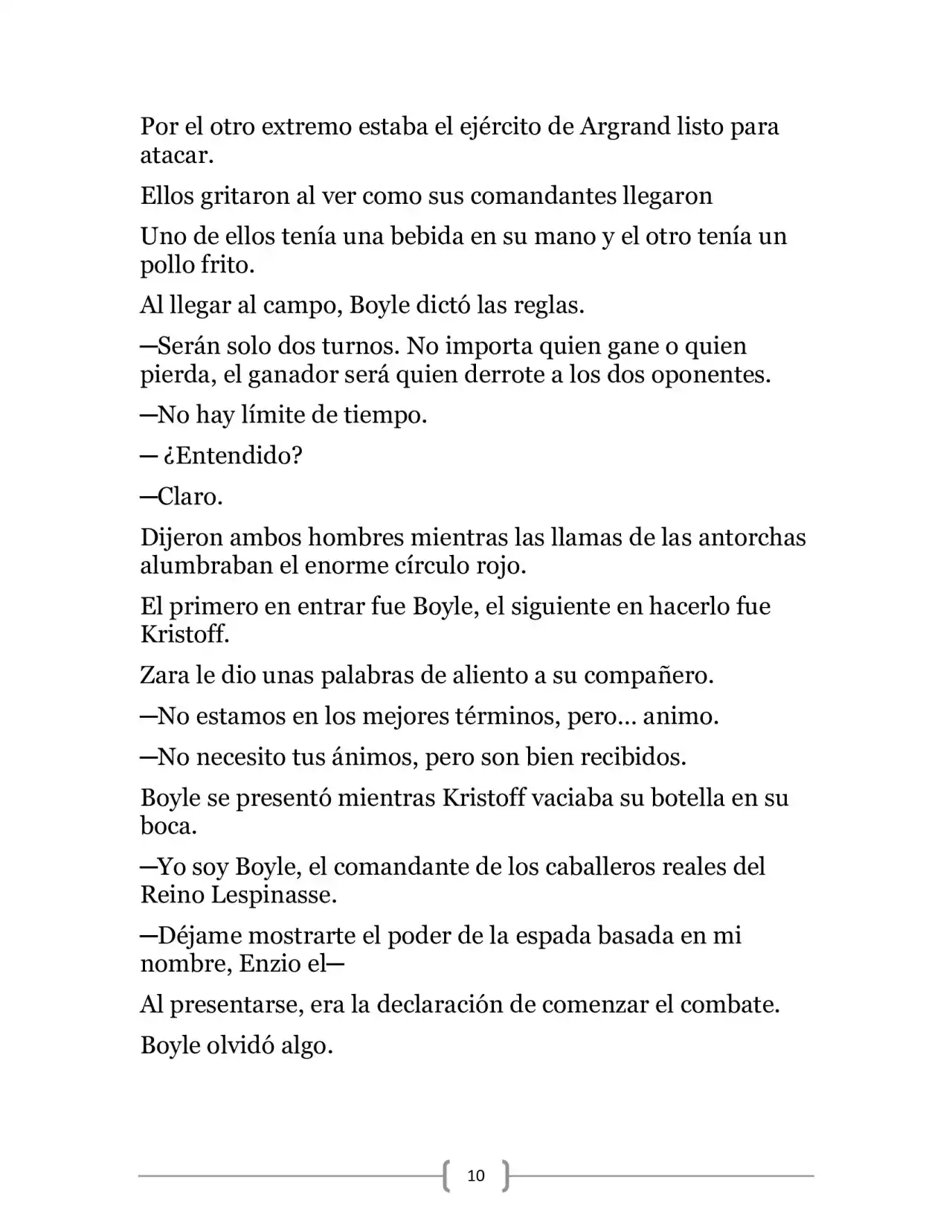 La Heroica Aventura Del Héroe Negro (Novela) - Capítulo 18 - Página 10 - LectorTMOo
