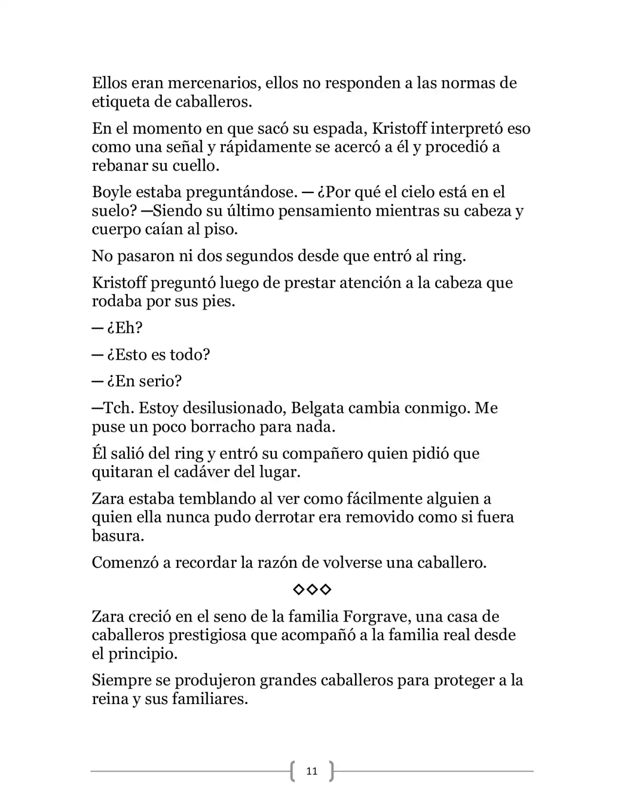 La Heroica Aventura Del Héroe Negro (Novela) - Capítulo 18 - Página 11 - LectorTMOo