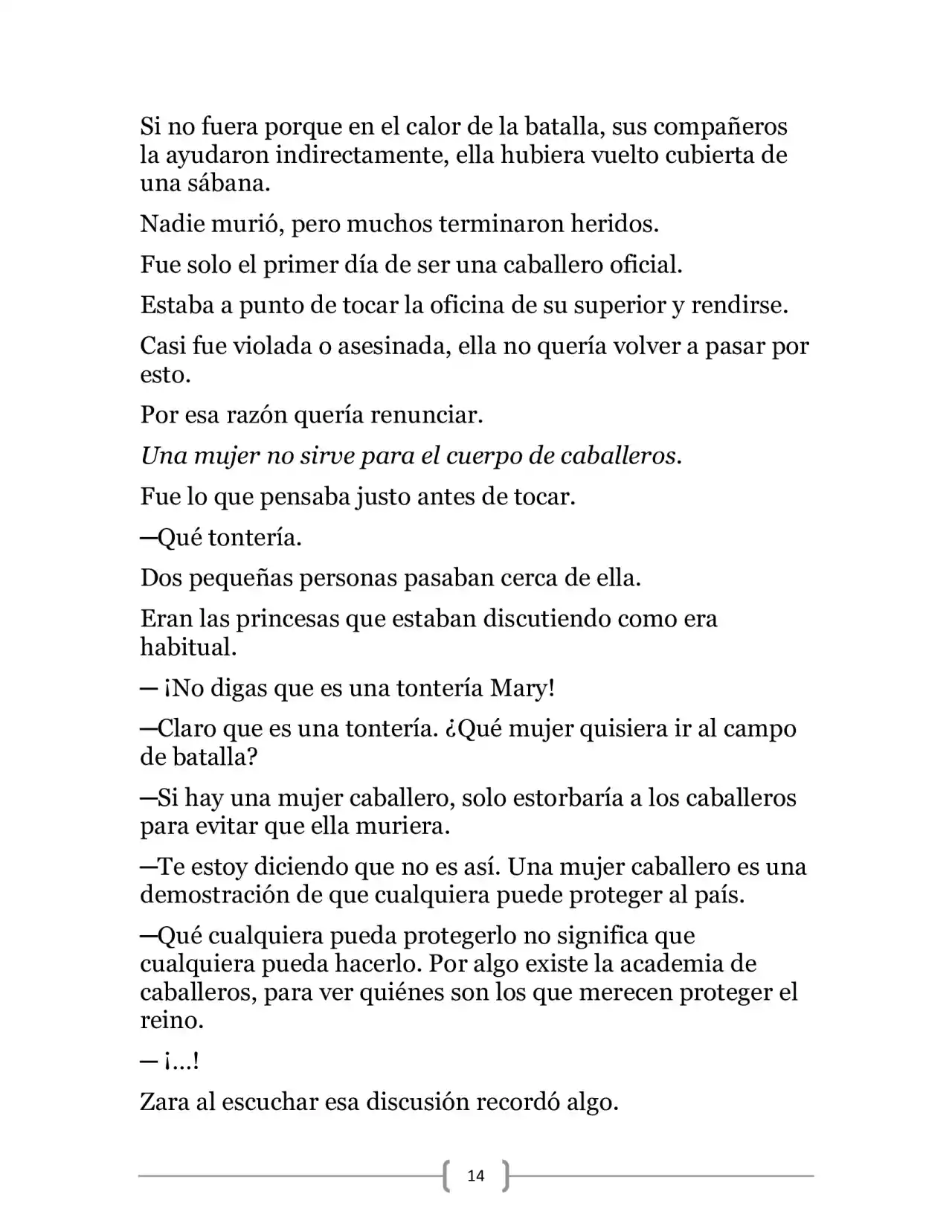 La Heroica Aventura Del Héroe Negro (Novela) - Capítulo 18 - Página 14 - LectorTMOo