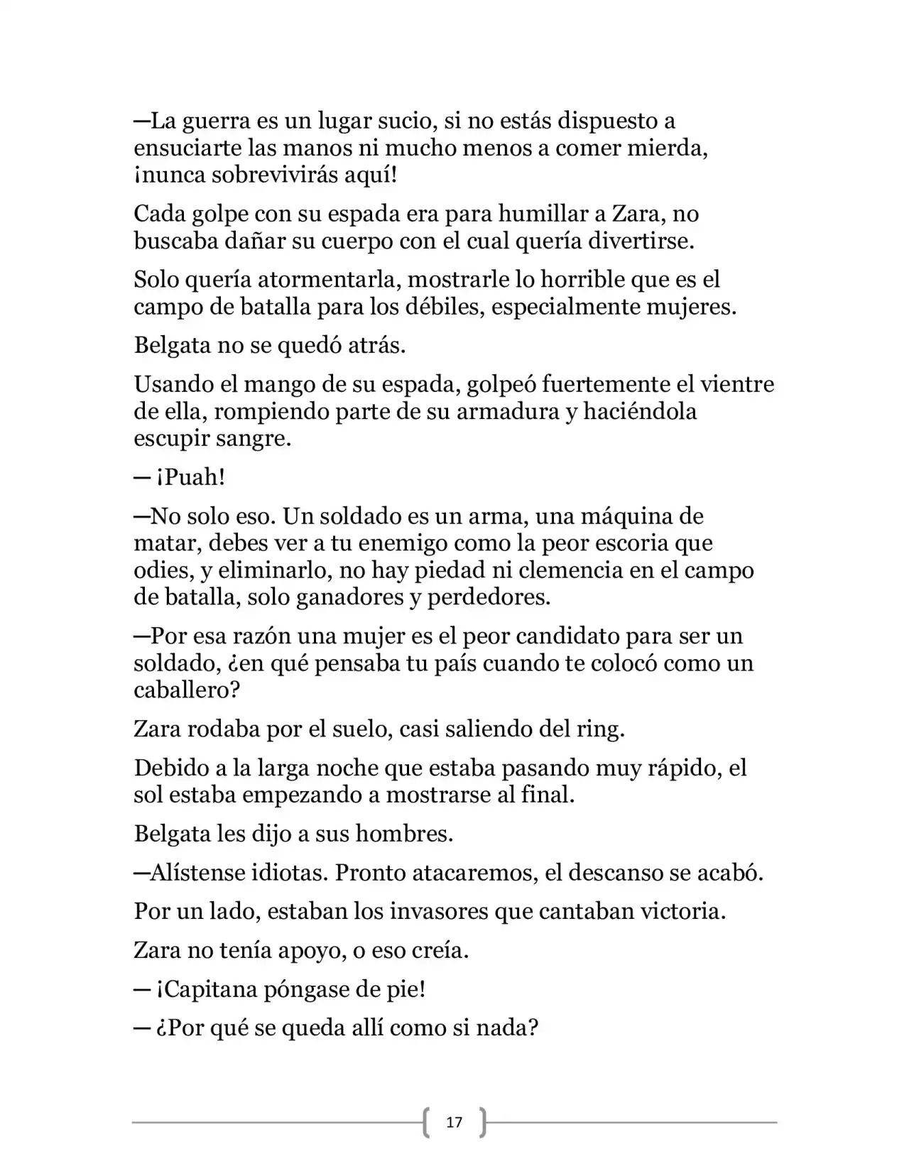 La Heroica Aventura Del Héroe Negro (Novela) - Capítulo 18 - Página 17 - LectorTMOo