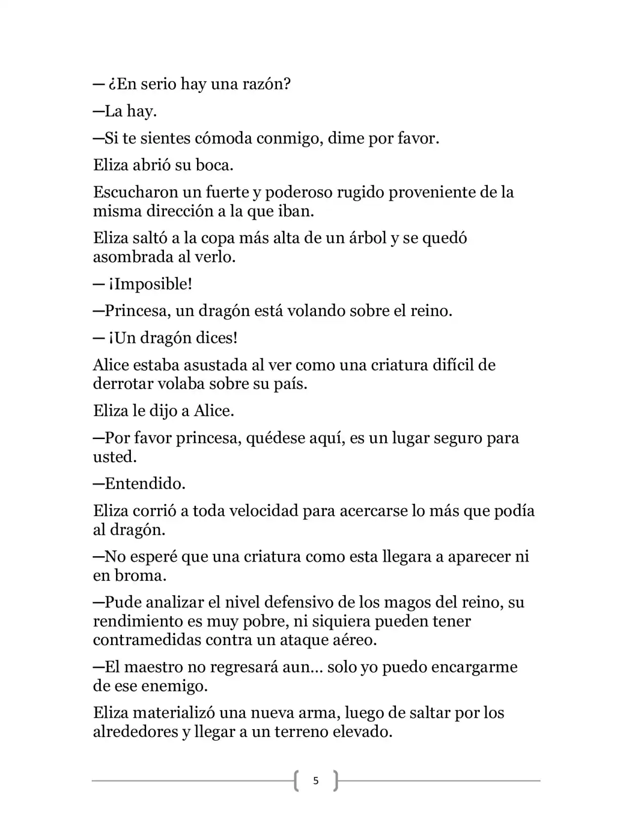 La Heroica Aventura Del Héroe Negro (Novela) - Capítulo 19 - Página 5 - LectorTMOo