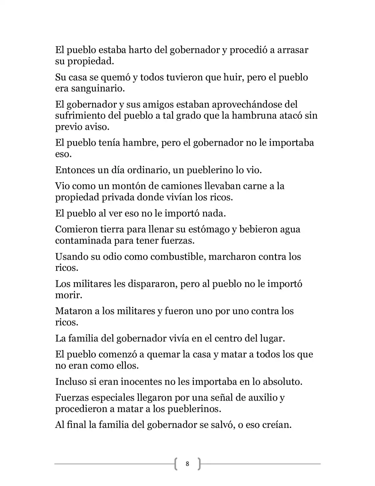La Heroica Aventura Del Héroe Negro (Novela) - Capítulo 19 - Página 8 - LectorTMOo
