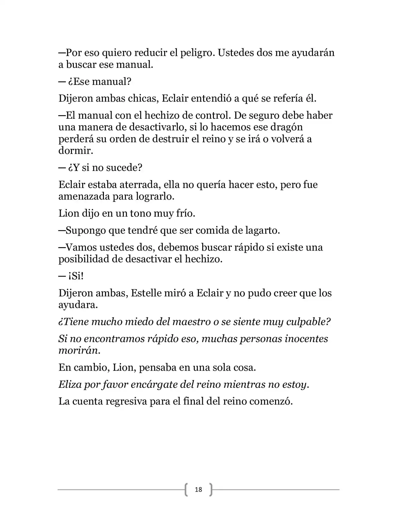 La Heroica Aventura Del Héroe Negro (Novela) - Capítulo 19 - Página 18 - LectorTMOo