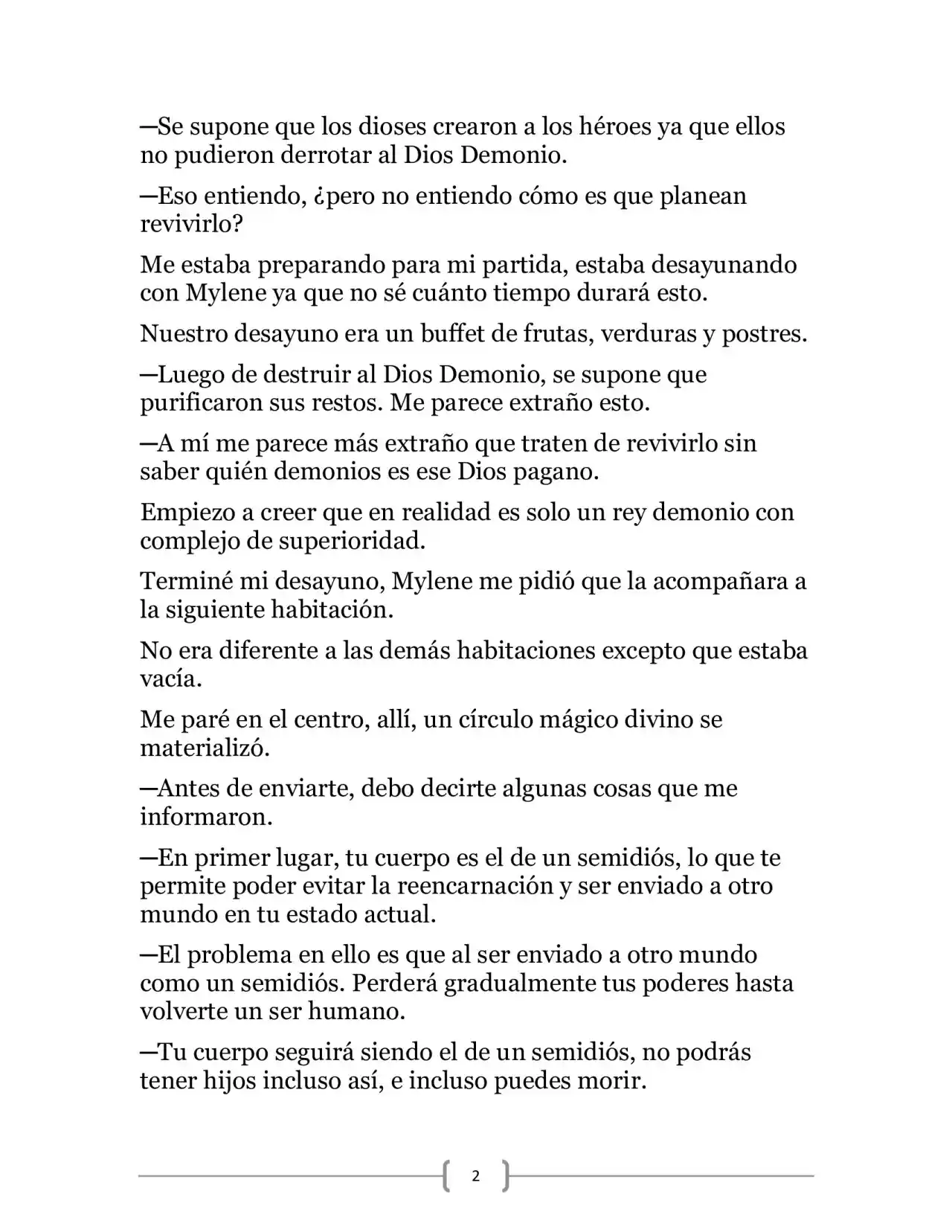 La Heroica Aventura Del Héroe Negro (Novela) - Capítulo 2 - Página 2 - LectorTMOo