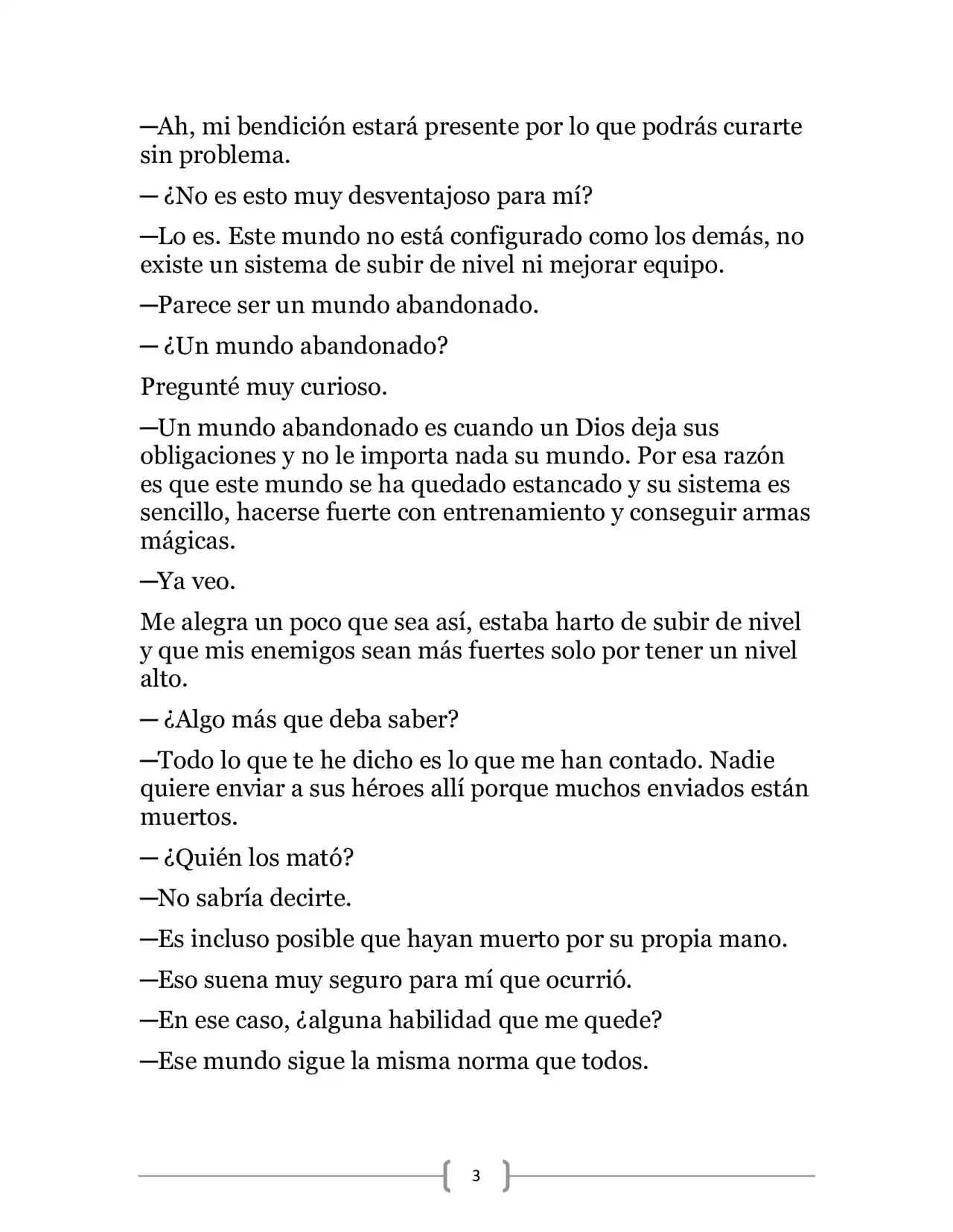 La Heroica Aventura Del Héroe Negro (Novela) - Capítulo 2 - Página 3 - LectorTMOo