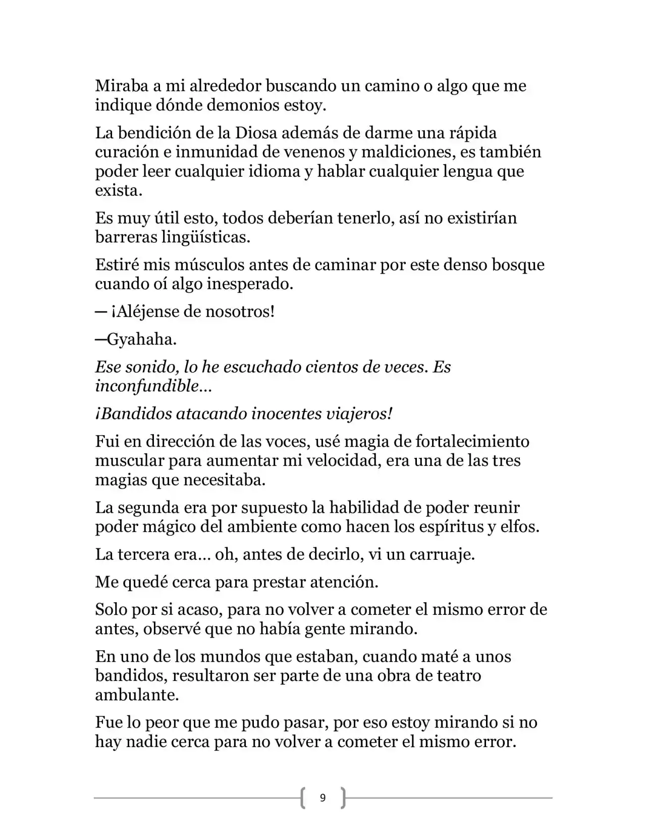 La Heroica Aventura Del Héroe Negro (Novela) - Capítulo 2 - Página 8 - LectorTMOo
