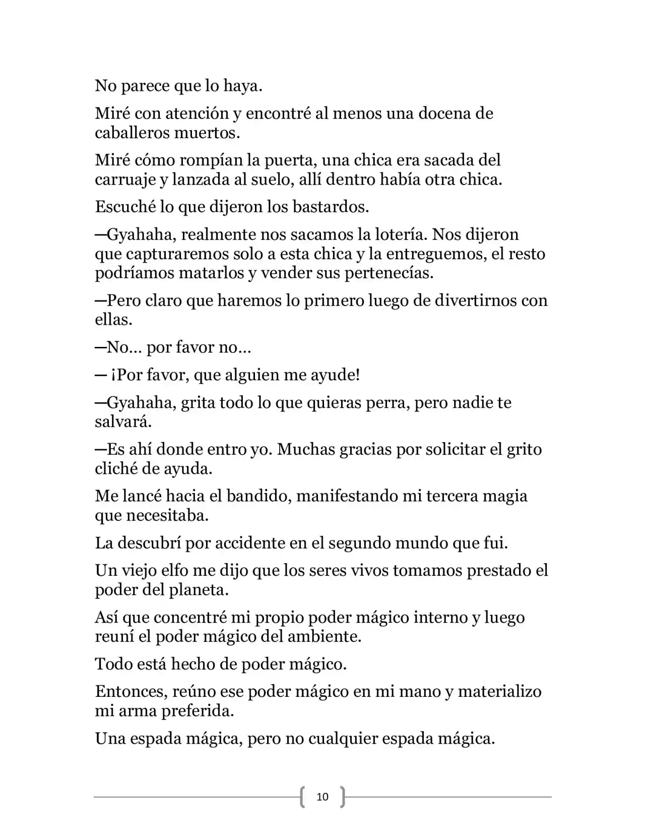 La Heroica Aventura Del Héroe Negro (Novela) - Capítulo 2 - Página 9 - LectorTMOo