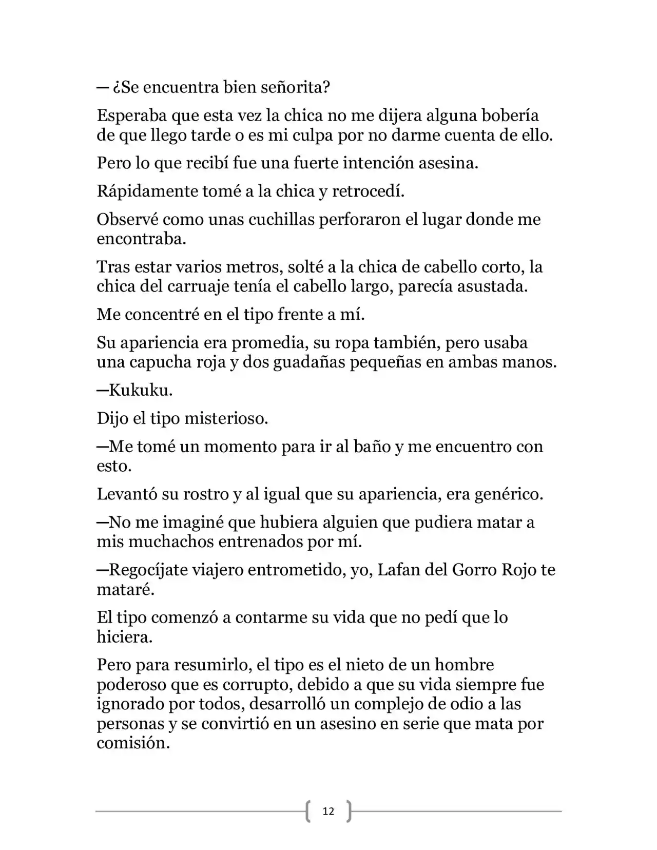 La Heroica Aventura Del Héroe Negro (Novela) - Capítulo 2 - Página 11 - LectorTMOo