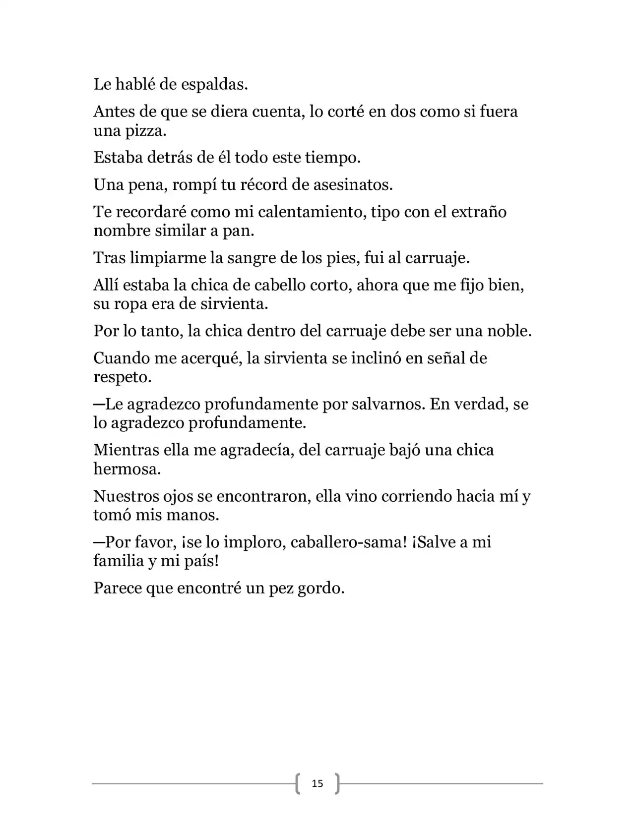 La Heroica Aventura Del Héroe Negro (Novela) - Capítulo 2 - Página 13 - LectorTMOo