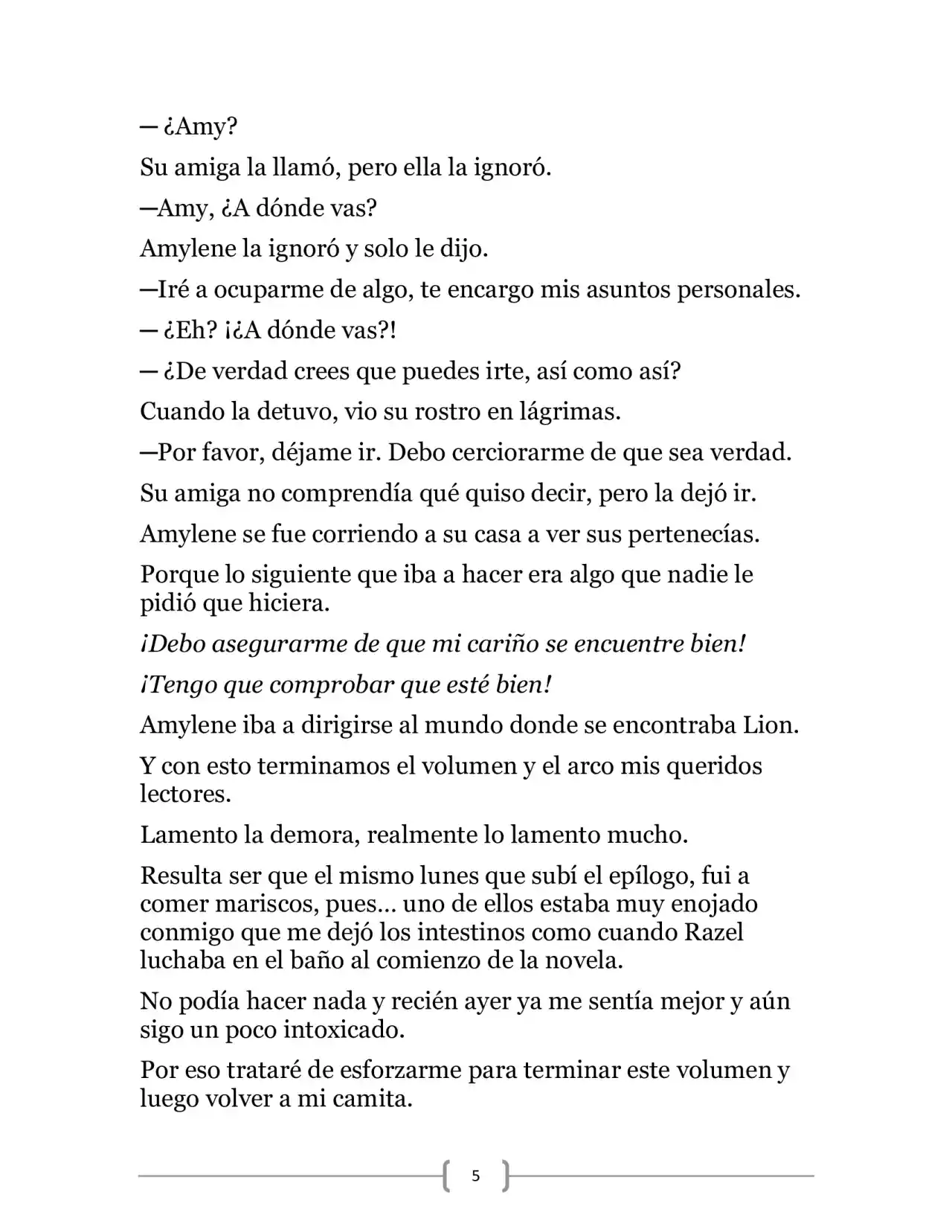 La Heroica Aventura Del Héroe Negro (Novela) - Capítulo 20.80 - Página 5 - LectorTMOo