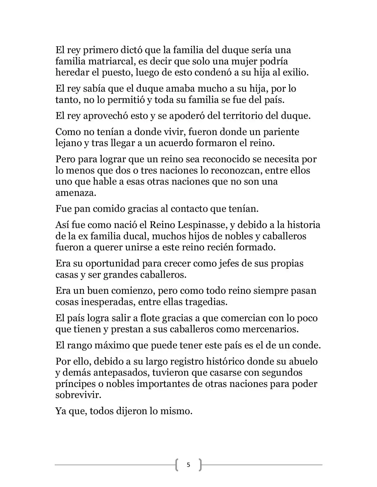 La Heroica Aventura Del Héroe Negro (Novela) - Capítulo 3 - Página 5 - LectorTMOo