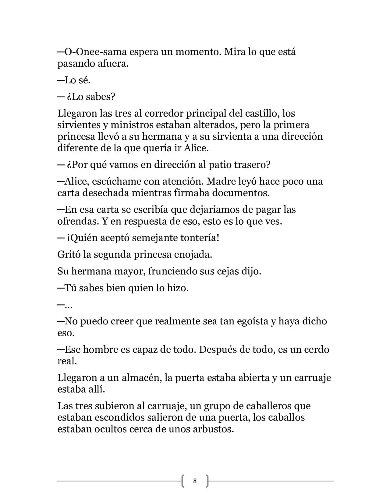 La Heroica Aventura Del Héroe Negro (Novela) - Capítulo 3 - Página 8 - LectorTMOo