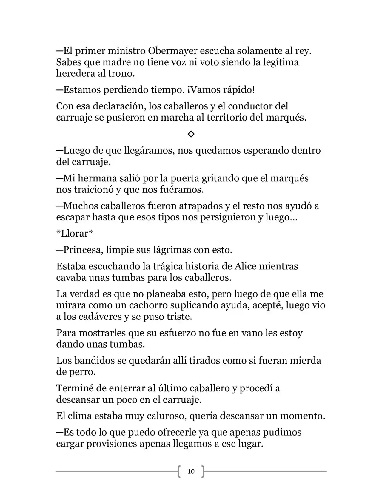 La Heroica Aventura Del Héroe Negro (Novela) - Capítulo 3 - Página 10 - LectorTMOo