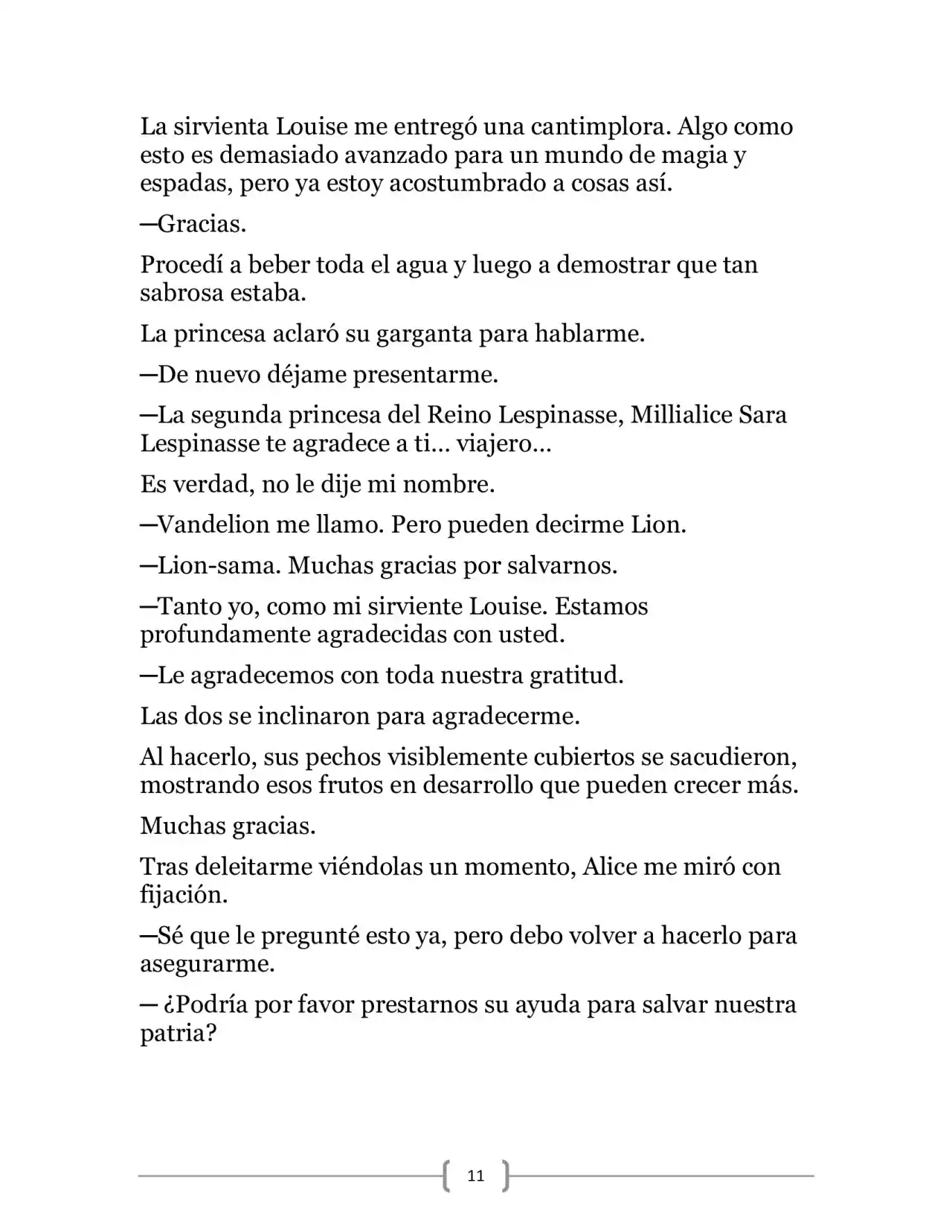 La Heroica Aventura Del Héroe Negro (Novela) - Capítulo 3 - Página 11 - LectorTMOo