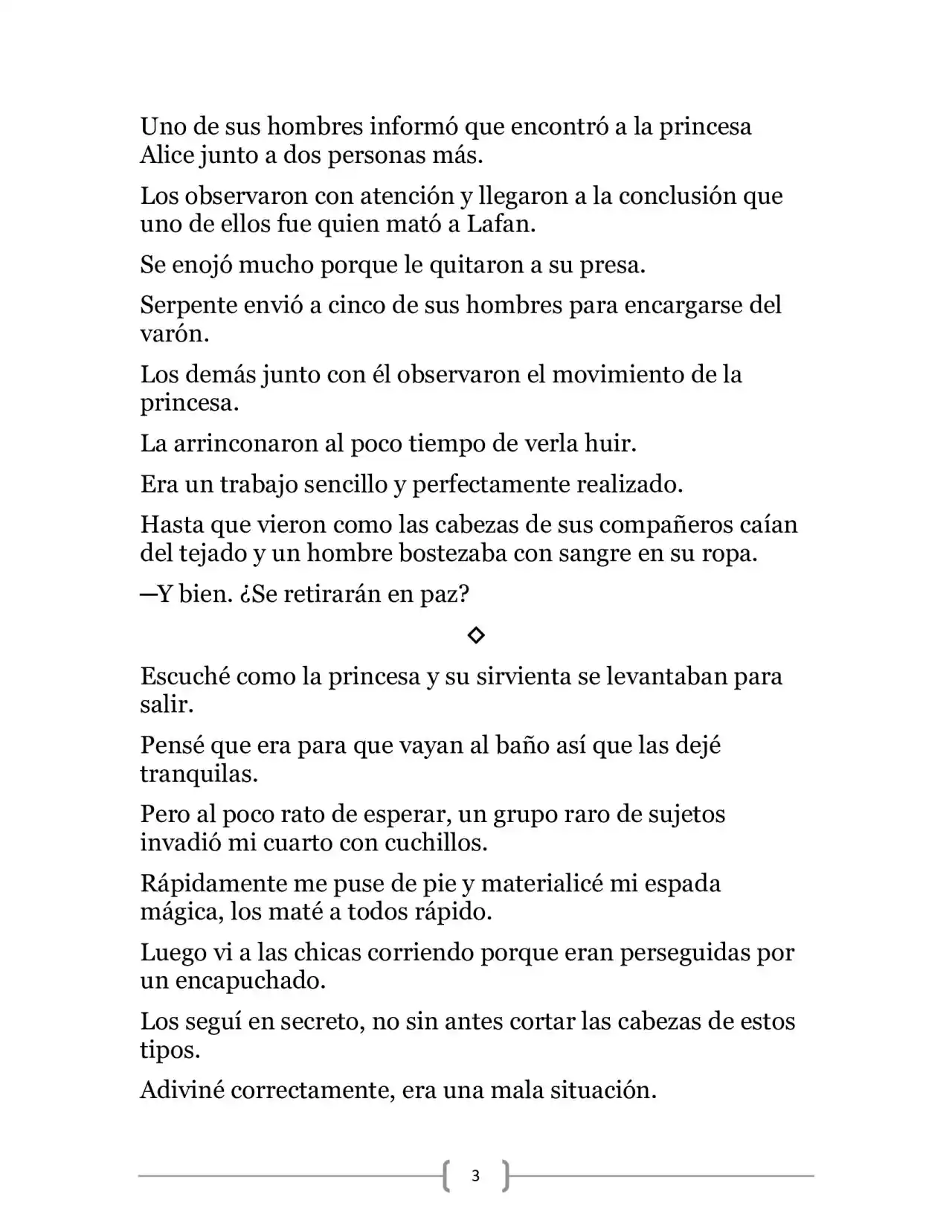 La Heroica Aventura Del Héroe Negro (Novela) - Capítulo 4 - Página 3 - LectorTMOo
