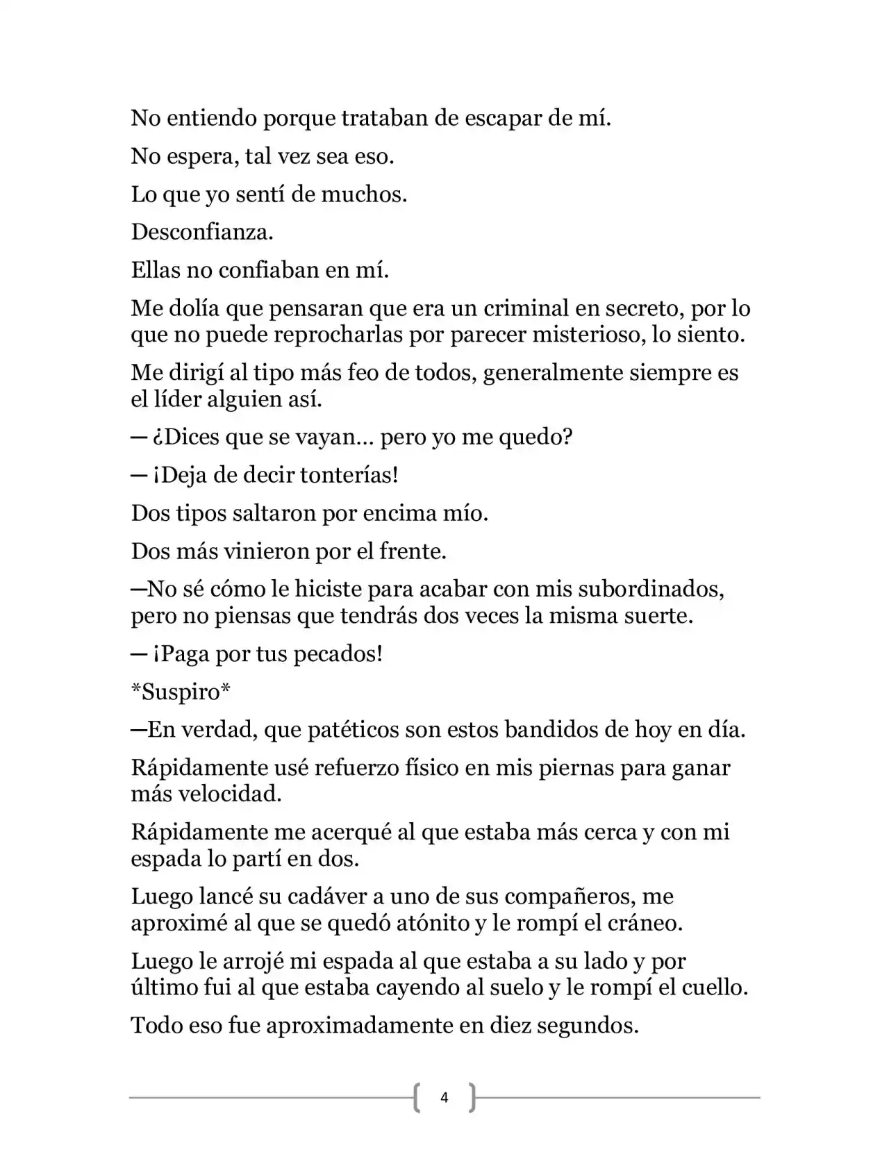 La Heroica Aventura Del Héroe Negro (Novela) - Capítulo 4 - Página 4 - LectorTMOo