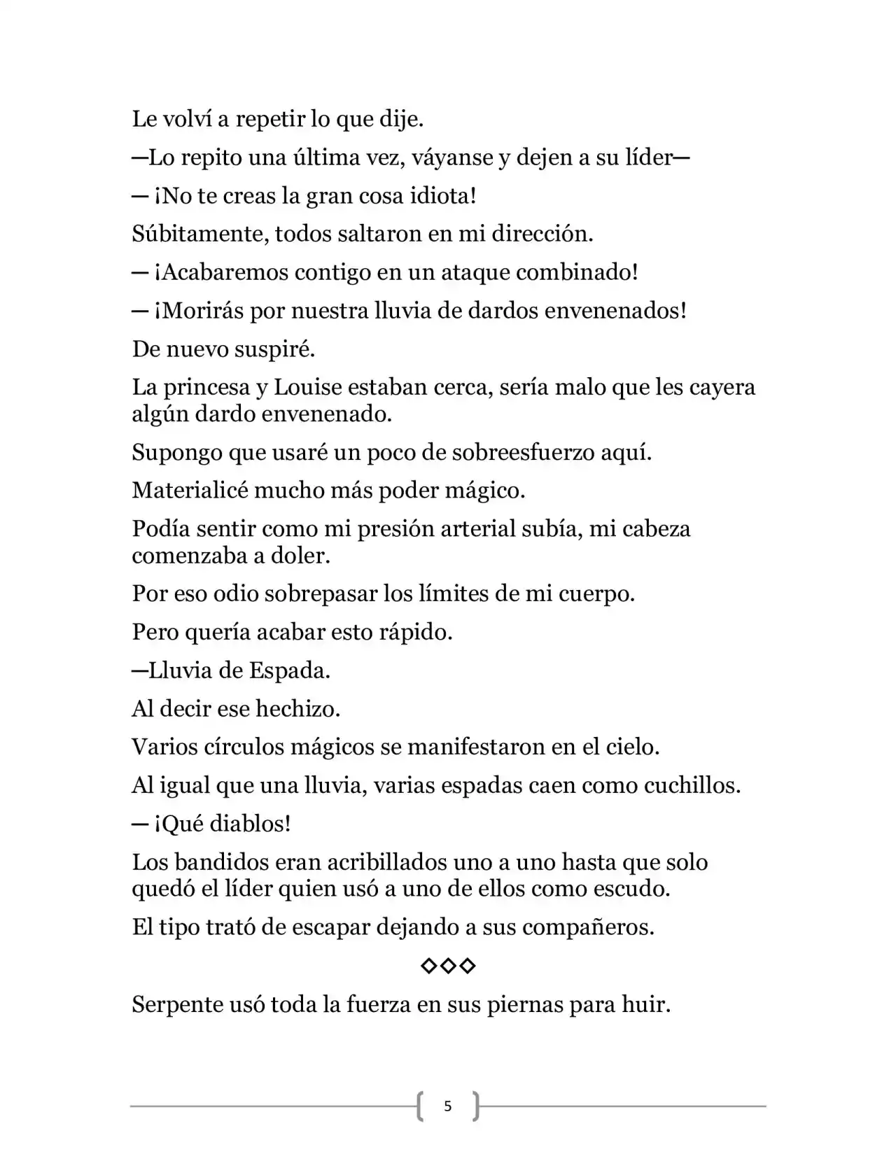 La Heroica Aventura Del Héroe Negro (Novela) - Capítulo 4 - Página 5 - LectorTMOo