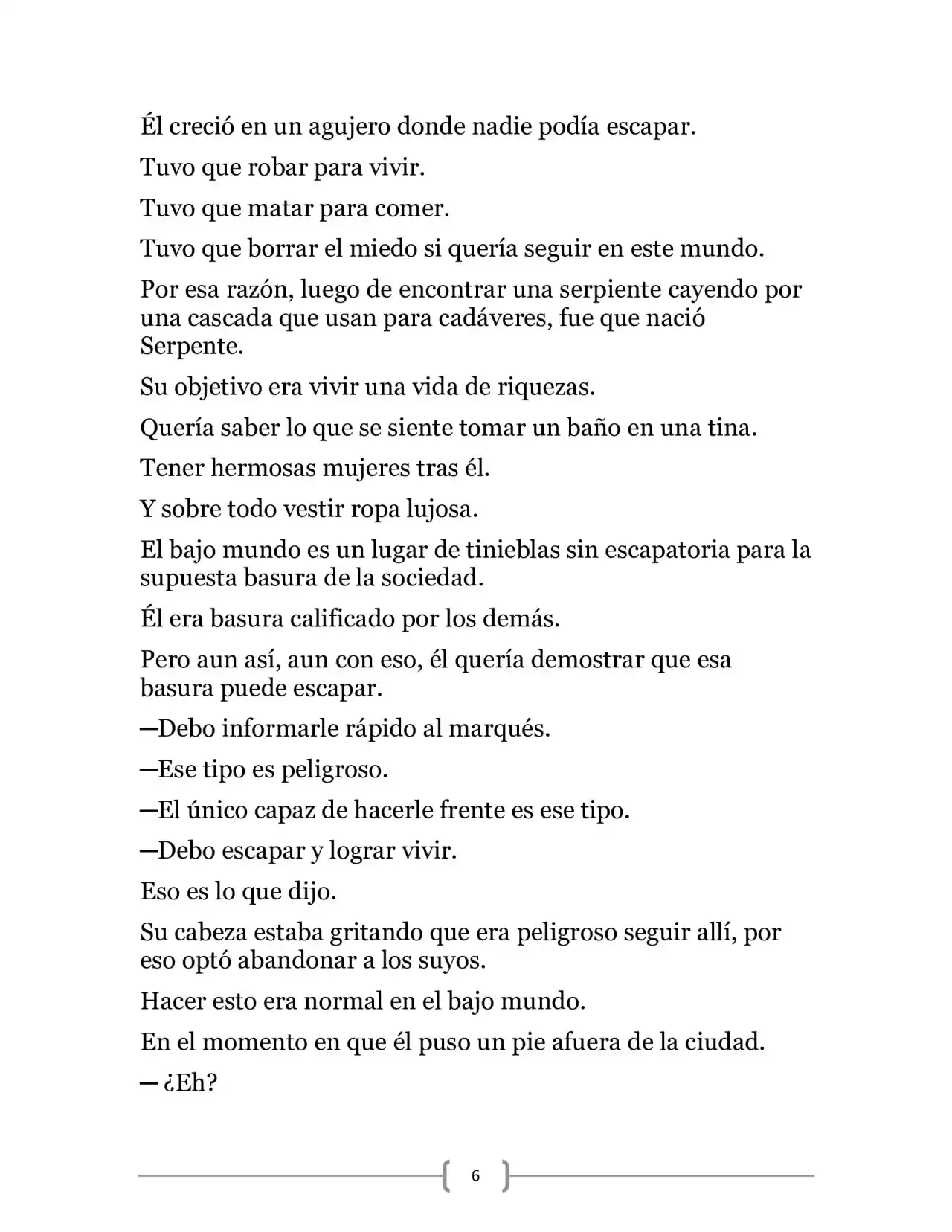La Heroica Aventura Del Héroe Negro (Novela) - Capítulo 4 - Página 6 - LectorTMOo