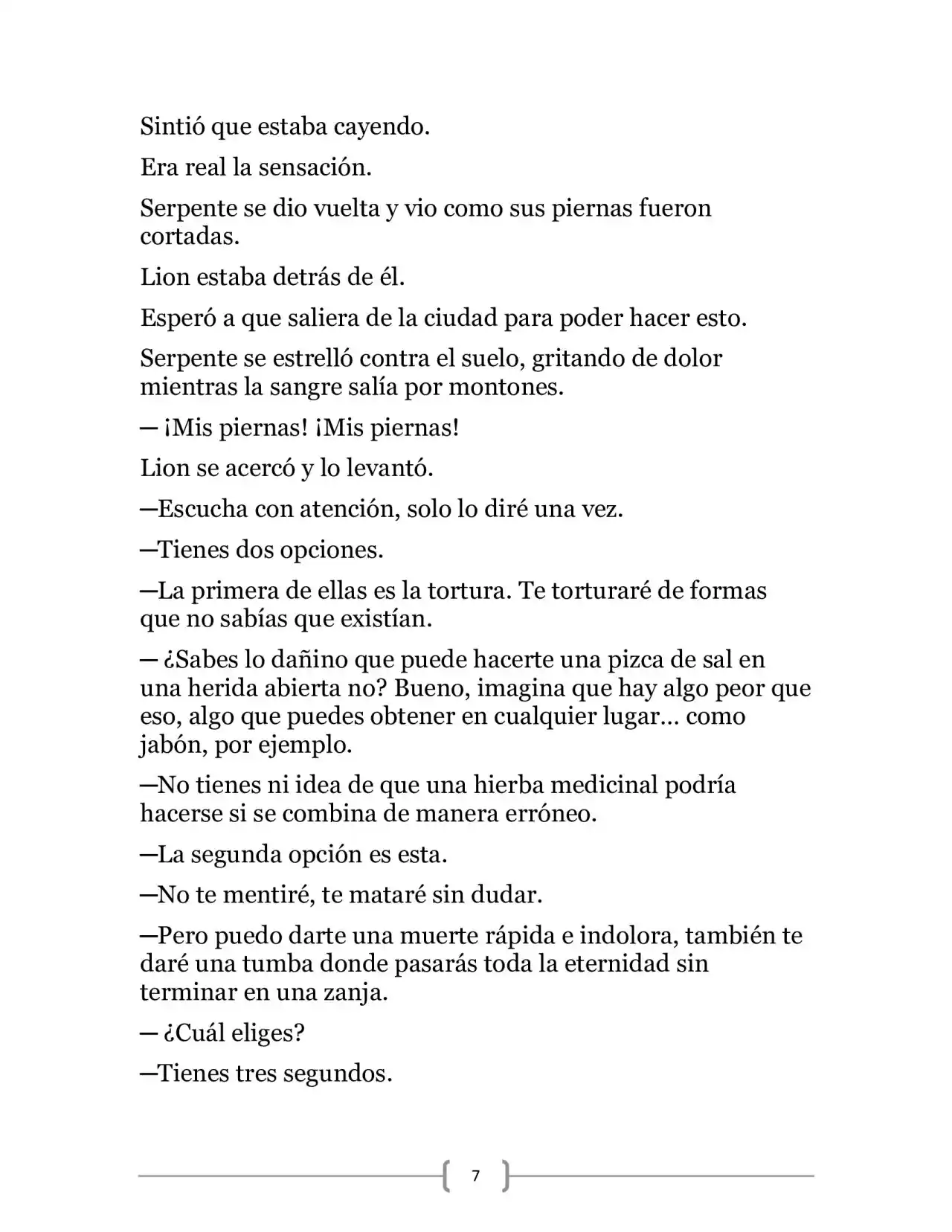La Heroica Aventura Del Héroe Negro (Novela) - Capítulo 4 - Página 7 - LectorTMOo