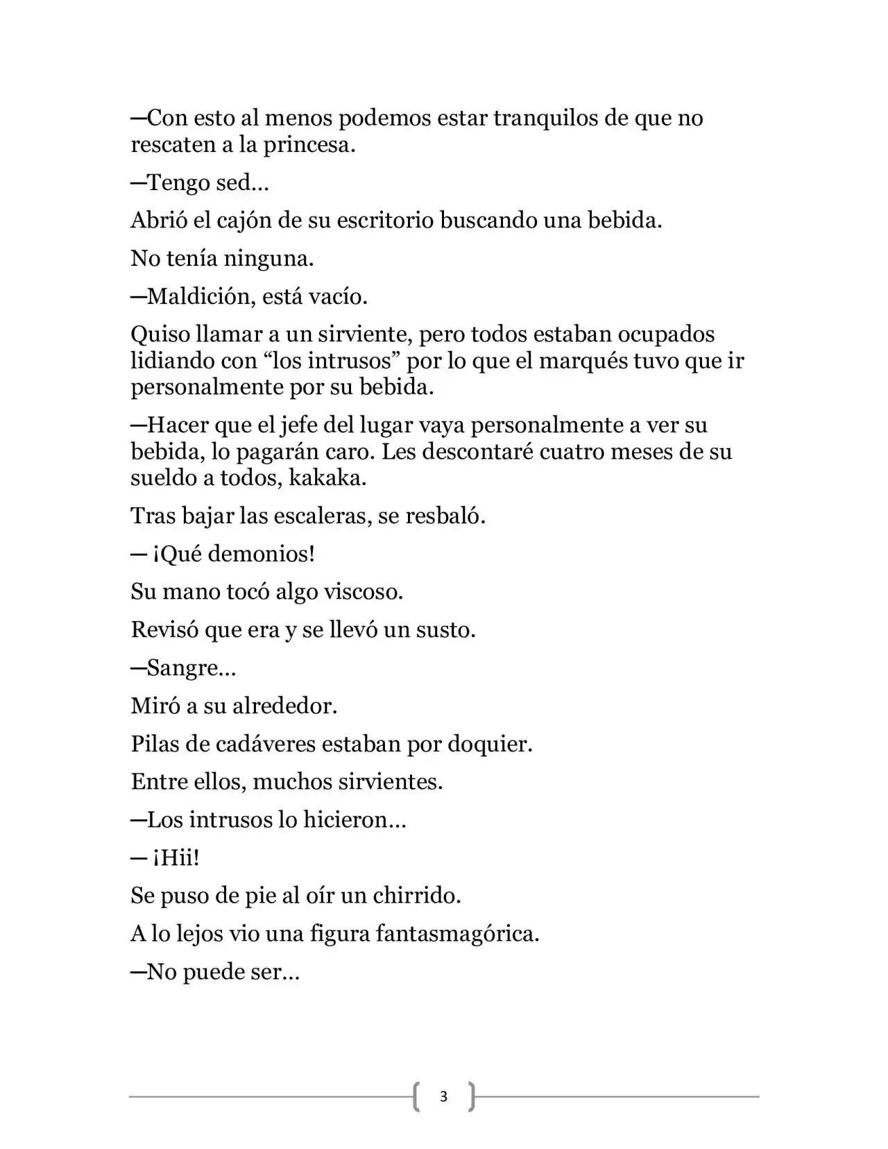 La Heroica Aventura Del Héroe Negro (Novela) - Capítulo 6 - Página 3 - LectorTMOo