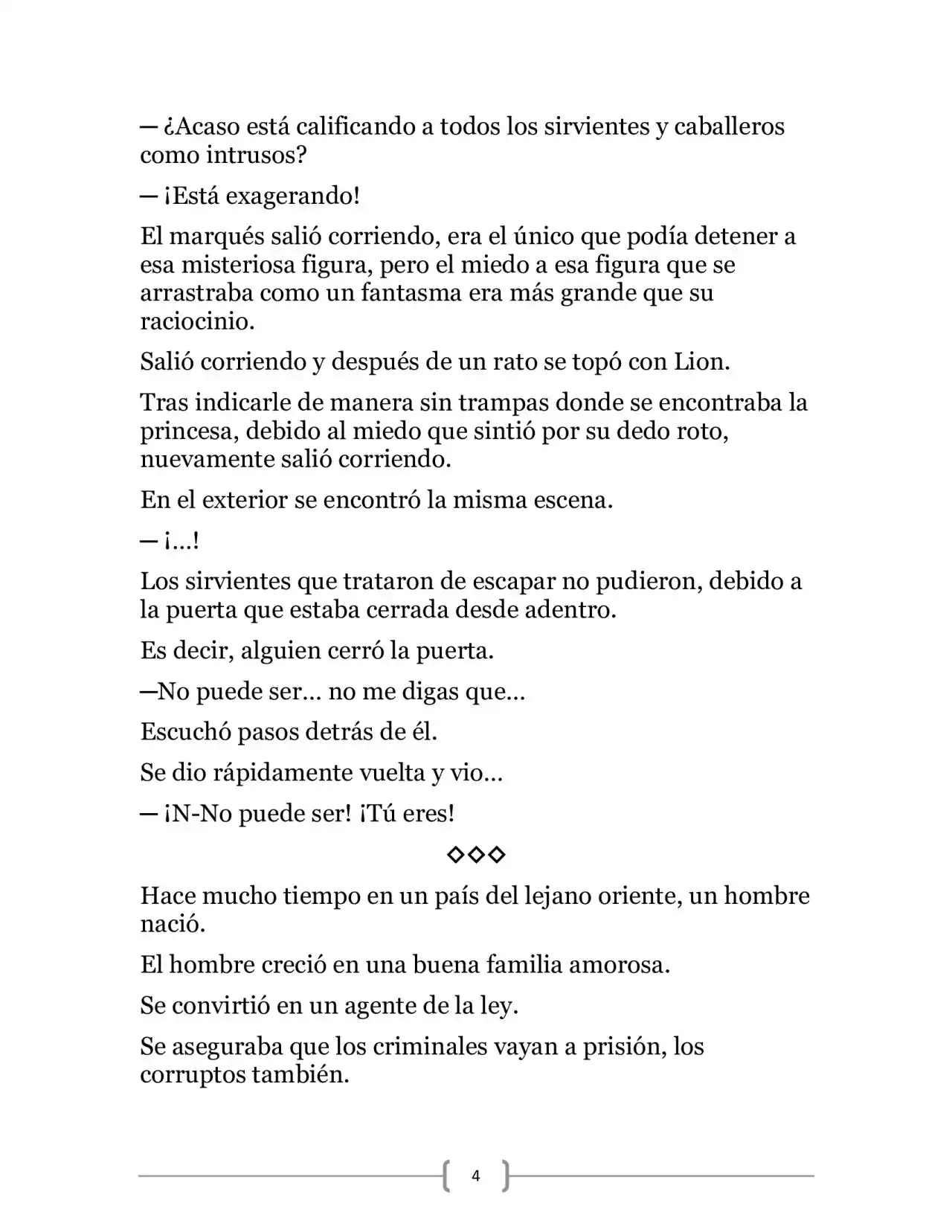 La Heroica Aventura Del Héroe Negro (Novela) - Capítulo 6 - Página 4 - LectorTMOo