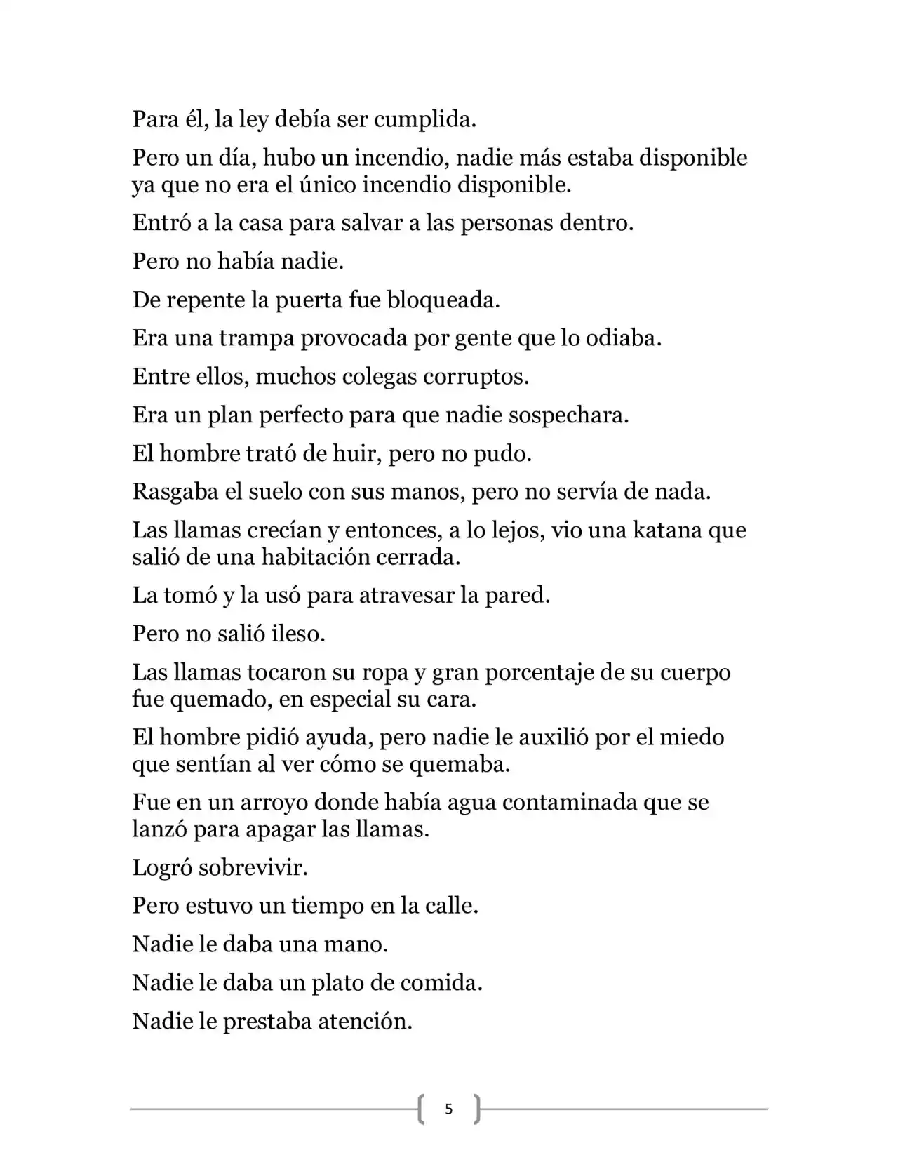 La Heroica Aventura Del Héroe Negro (Novela) - Capítulo 6 - Página 5 - LectorTMOo