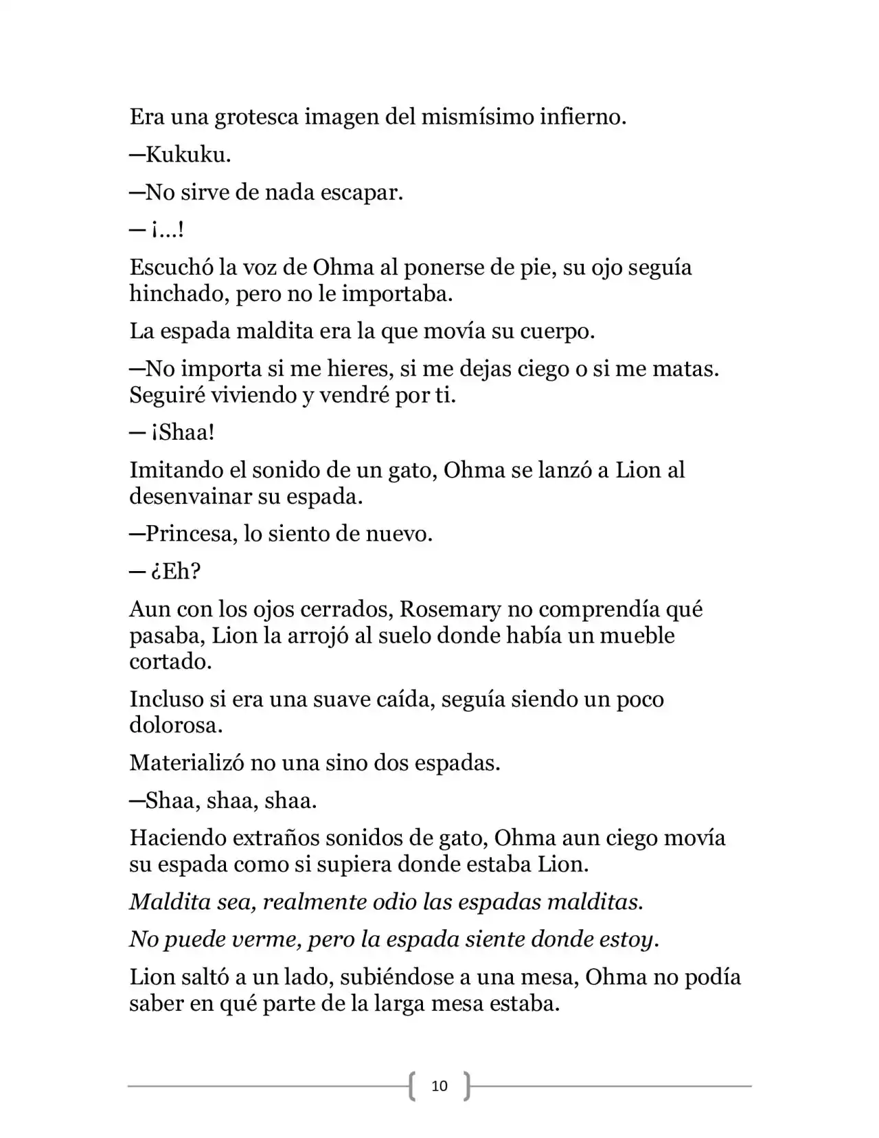 La Heroica Aventura Del Héroe Negro (Novela) - Capítulo 6 - Página 10 - LectorTMOo