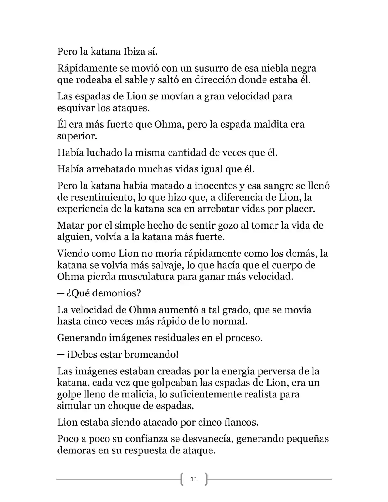 La Heroica Aventura Del Héroe Negro (Novela) - Capítulo 6 - Página 11 - LectorTMOo
