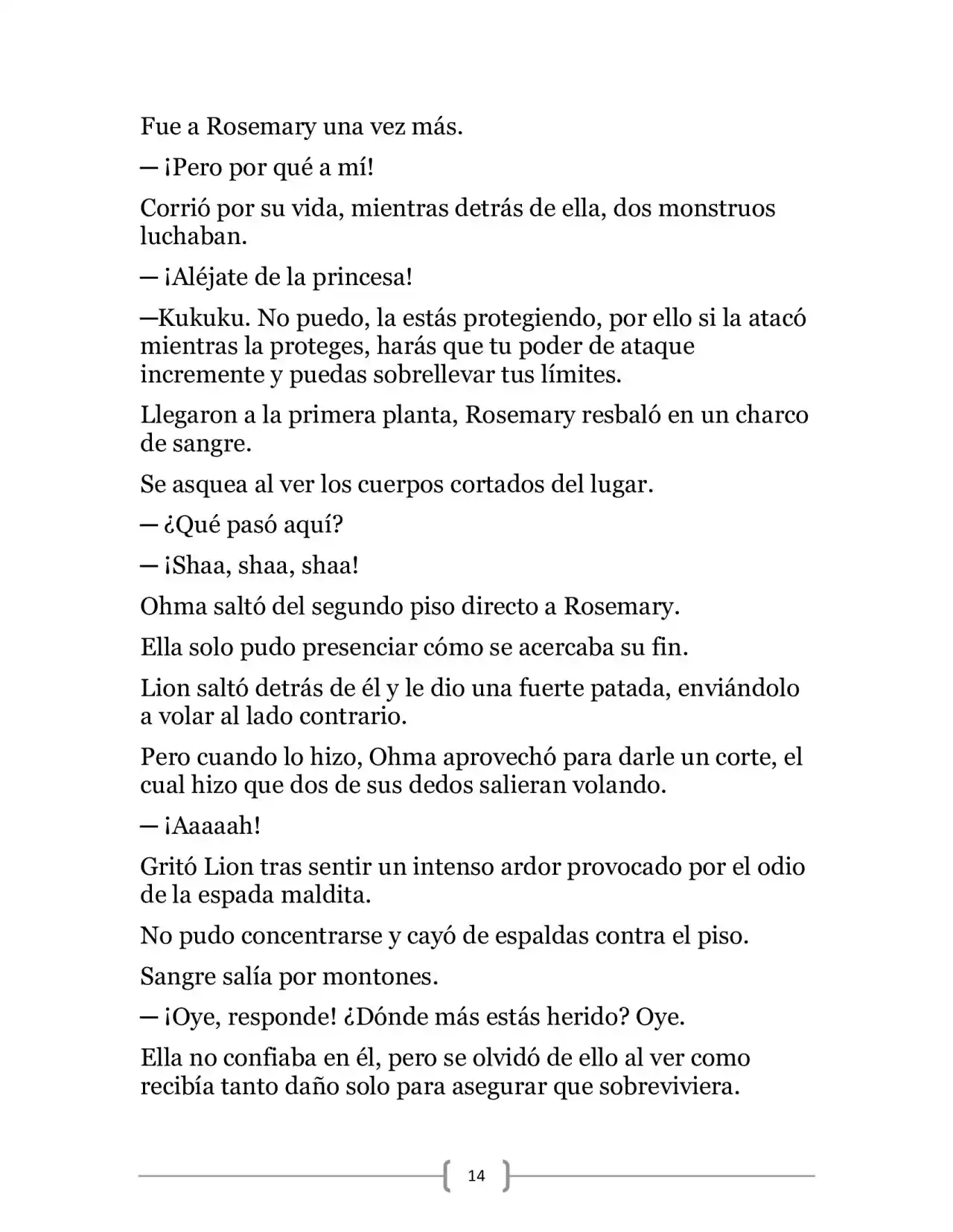 La Heroica Aventura Del Héroe Negro (Novela) - Capítulo 6 - Página 14 - LectorTMOo