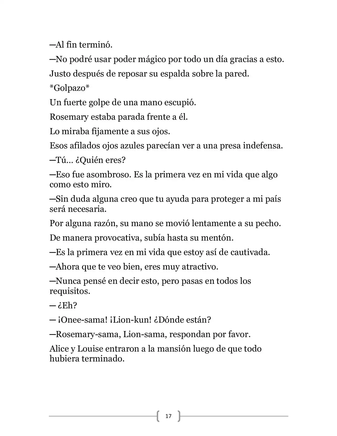 La Heroica Aventura Del Héroe Negro (Novela) - Capítulo 6 - Página 17 - LectorTMOo
