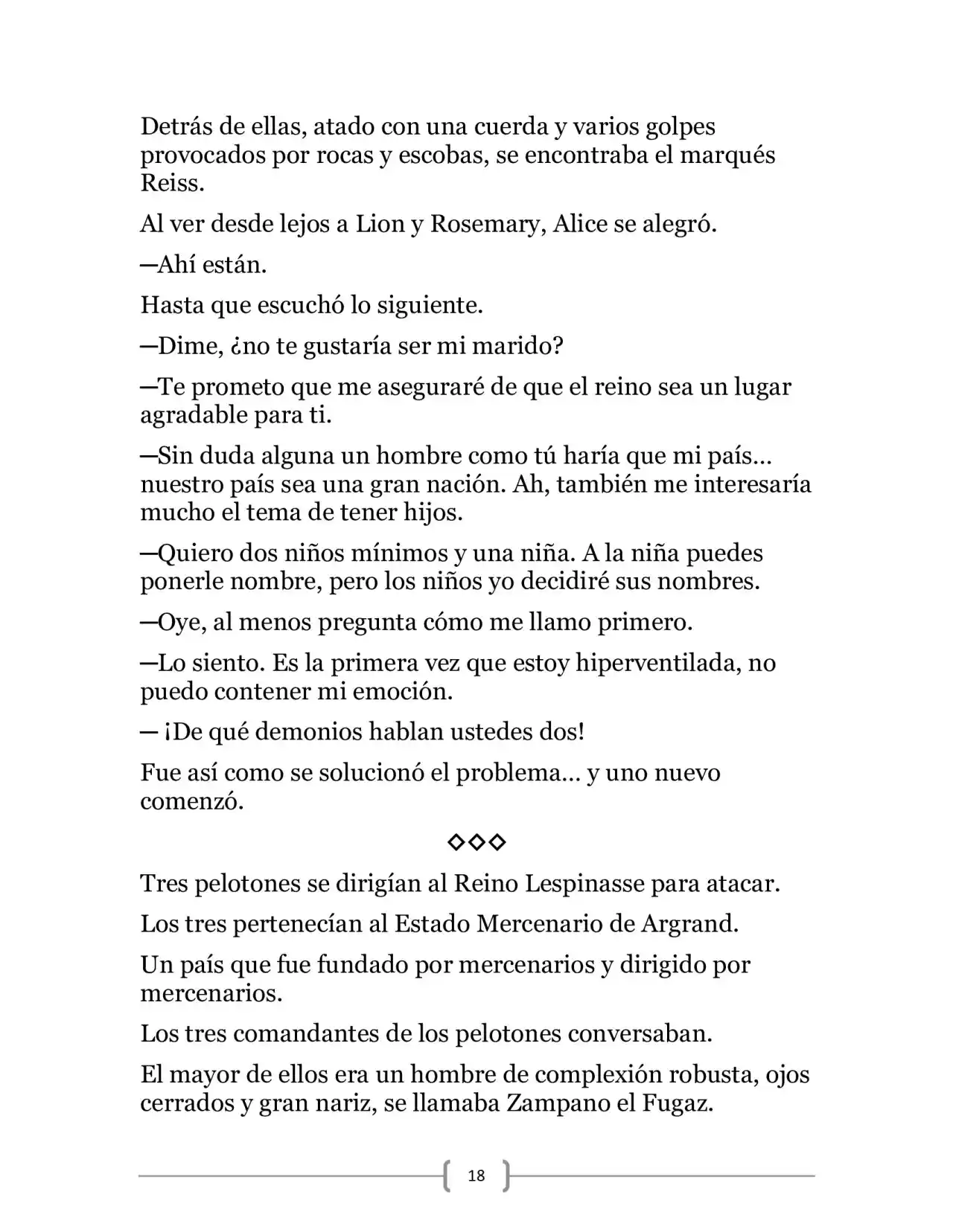 La Heroica Aventura Del Héroe Negro (Novela) - Capítulo 6 - Página 18 - LectorTMOo