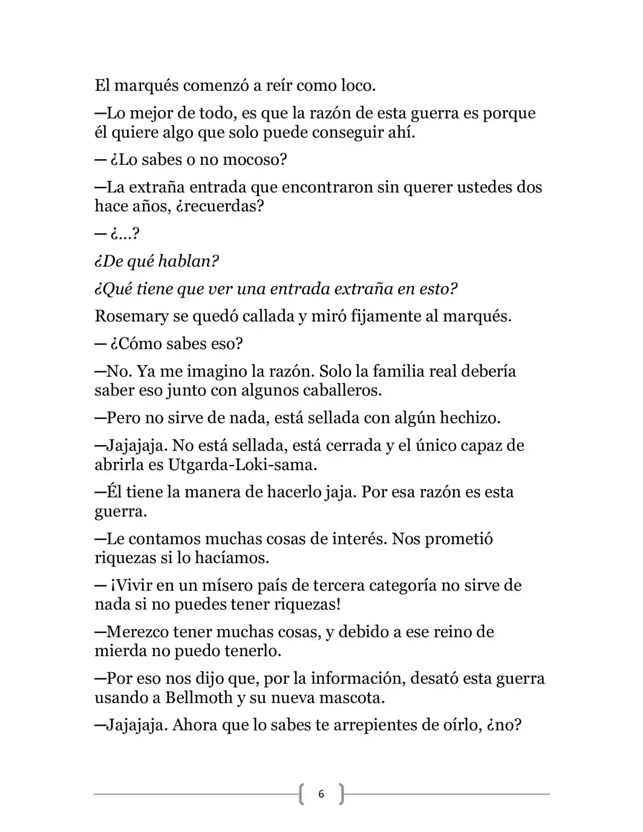 La Heroica Aventura Del Héroe Negro (Novela) - Capítulo 7 - Página 6 - LectorTMOo