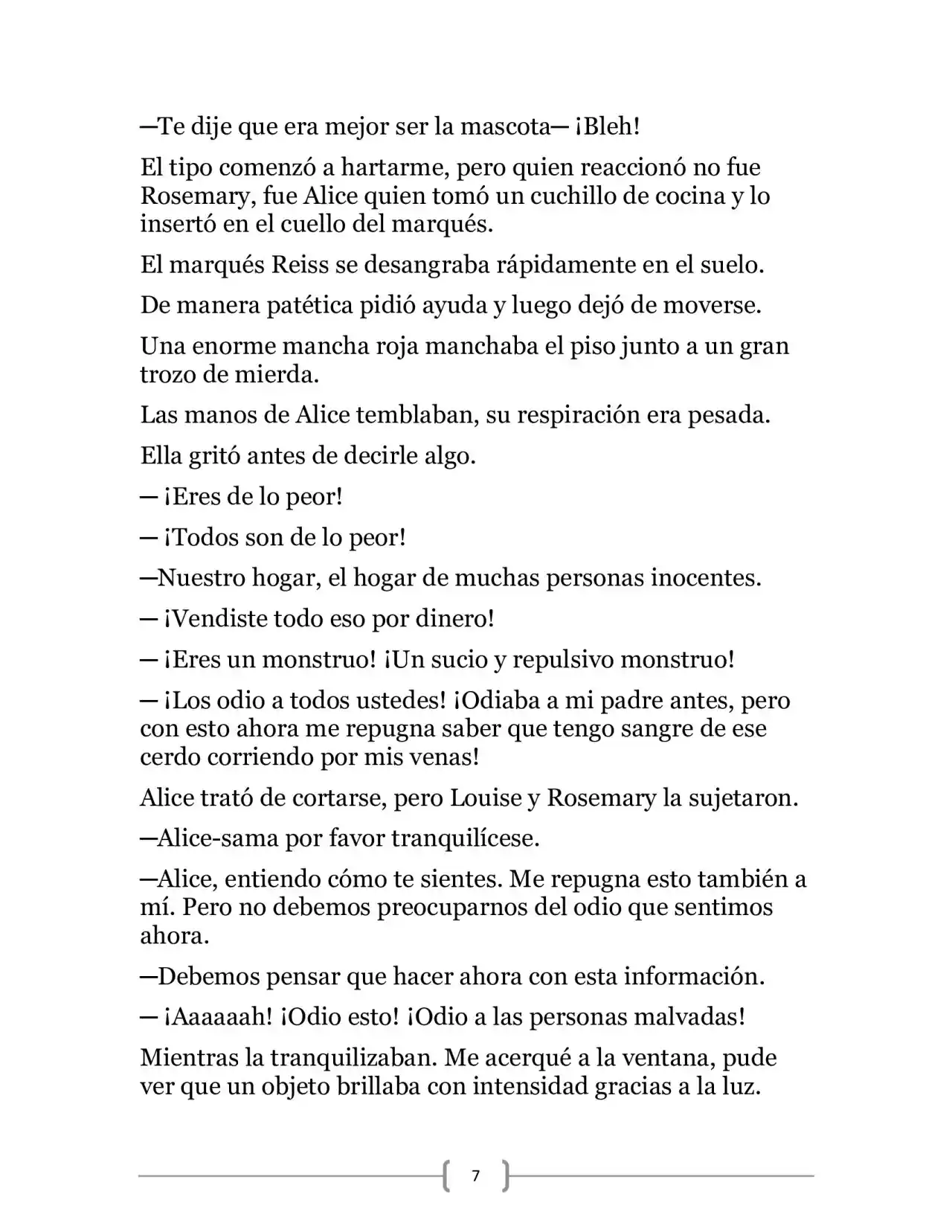 La Heroica Aventura Del Héroe Negro (Novela) - Capítulo 7 - Página 7 - LectorTMOo