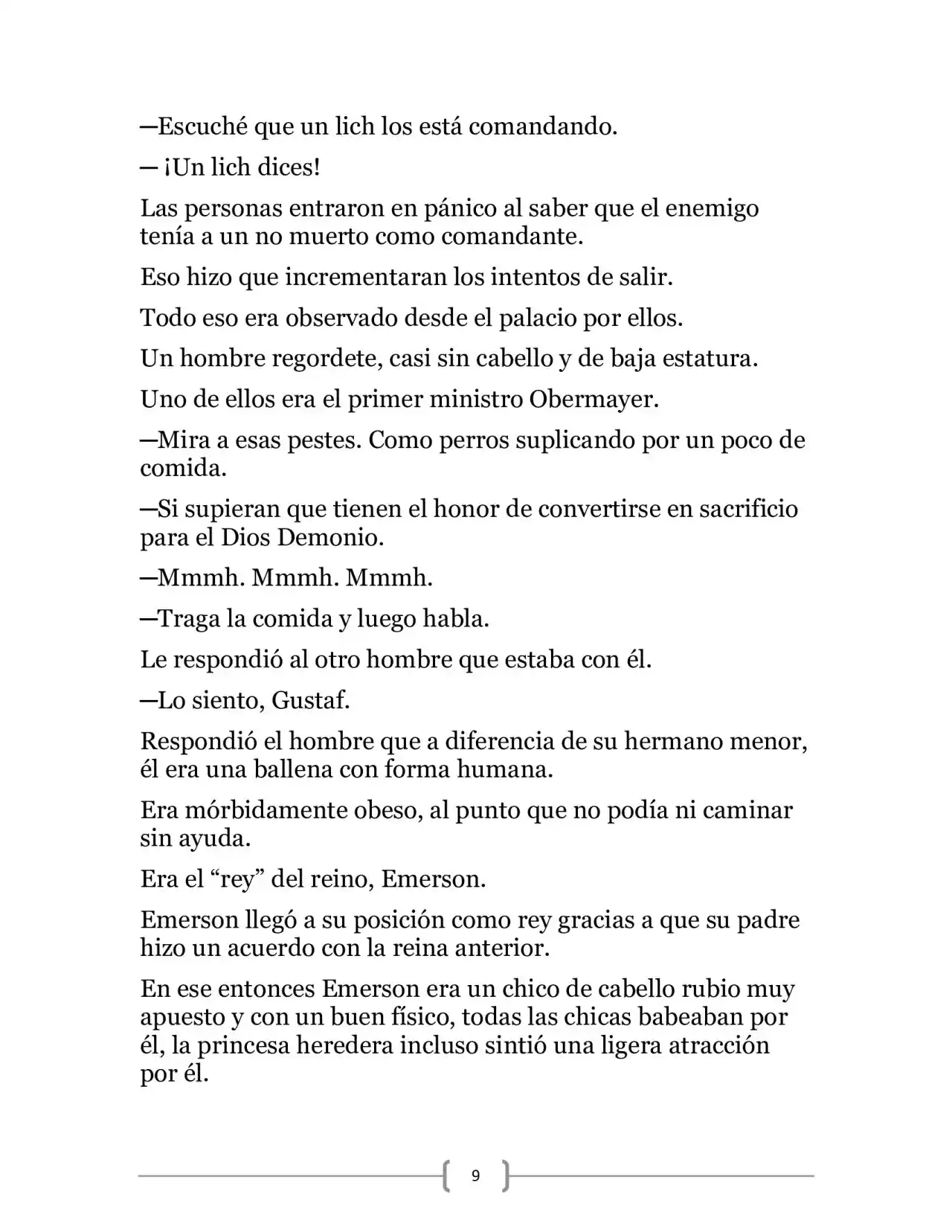 La Heroica Aventura Del Héroe Negro (Novela) - Capítulo 7 - Página 9 - LectorTMOo