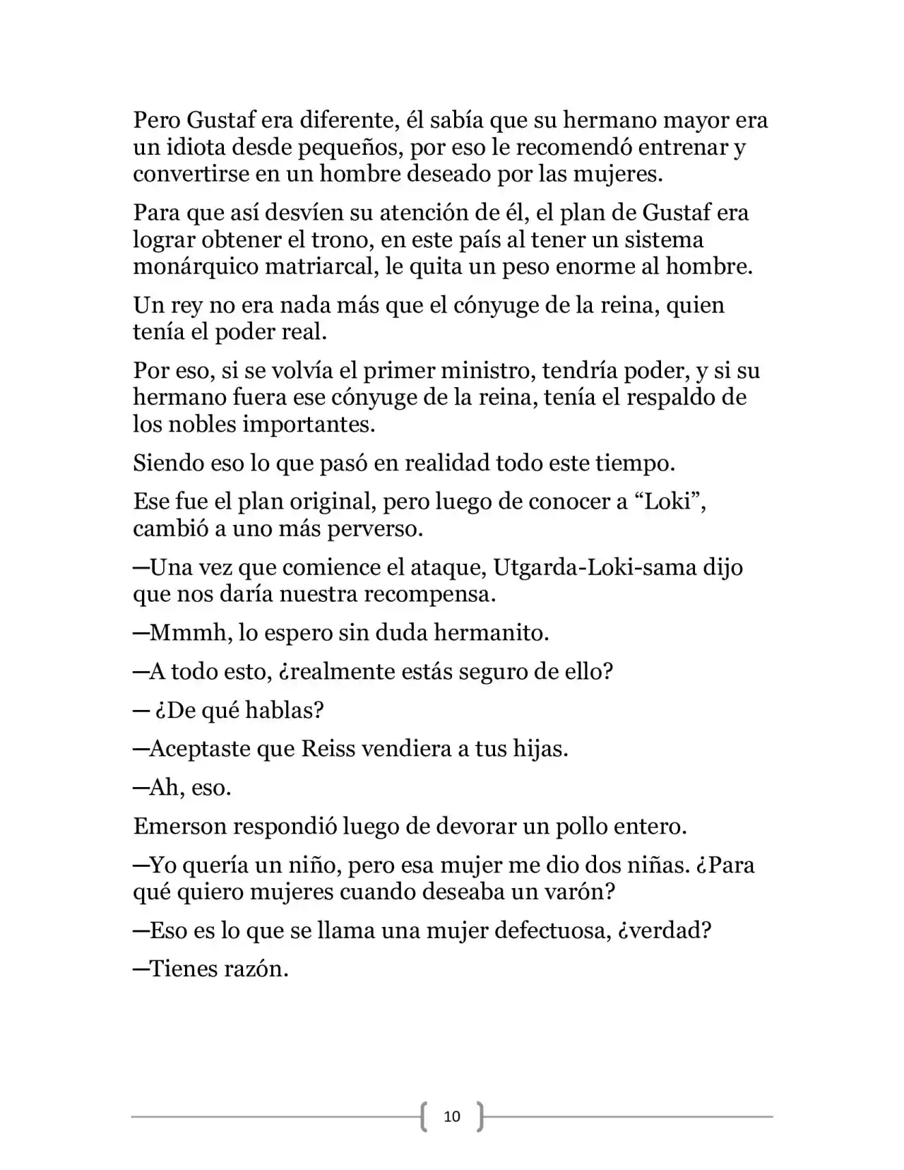 La Heroica Aventura Del Héroe Negro (Novela) - Capítulo 7 - Página 10 - LectorTMOo