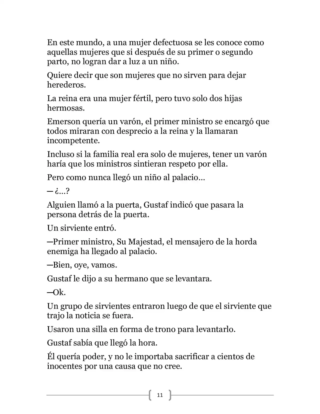 La Heroica Aventura Del Héroe Negro (Novela) - Capítulo 7 - Página 11 - LectorTMOo