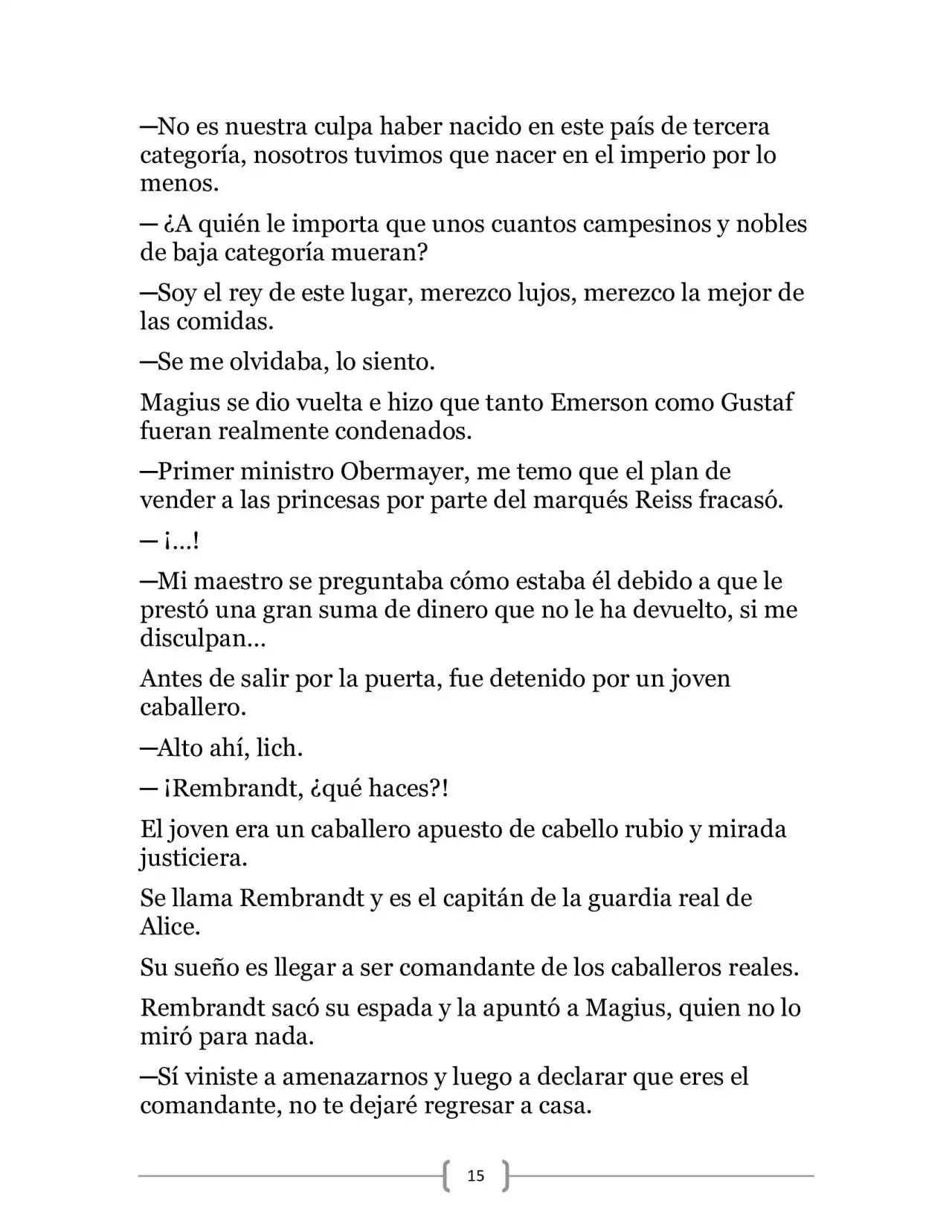 La Heroica Aventura Del Héroe Negro (Novela) - Capítulo 7 - Página 15 - LectorTMOo