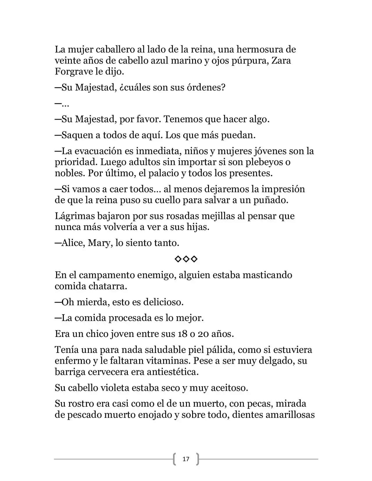 La Heroica Aventura Del Héroe Negro (Novela) - Capítulo 7 - Página 17 - LectorTMOo