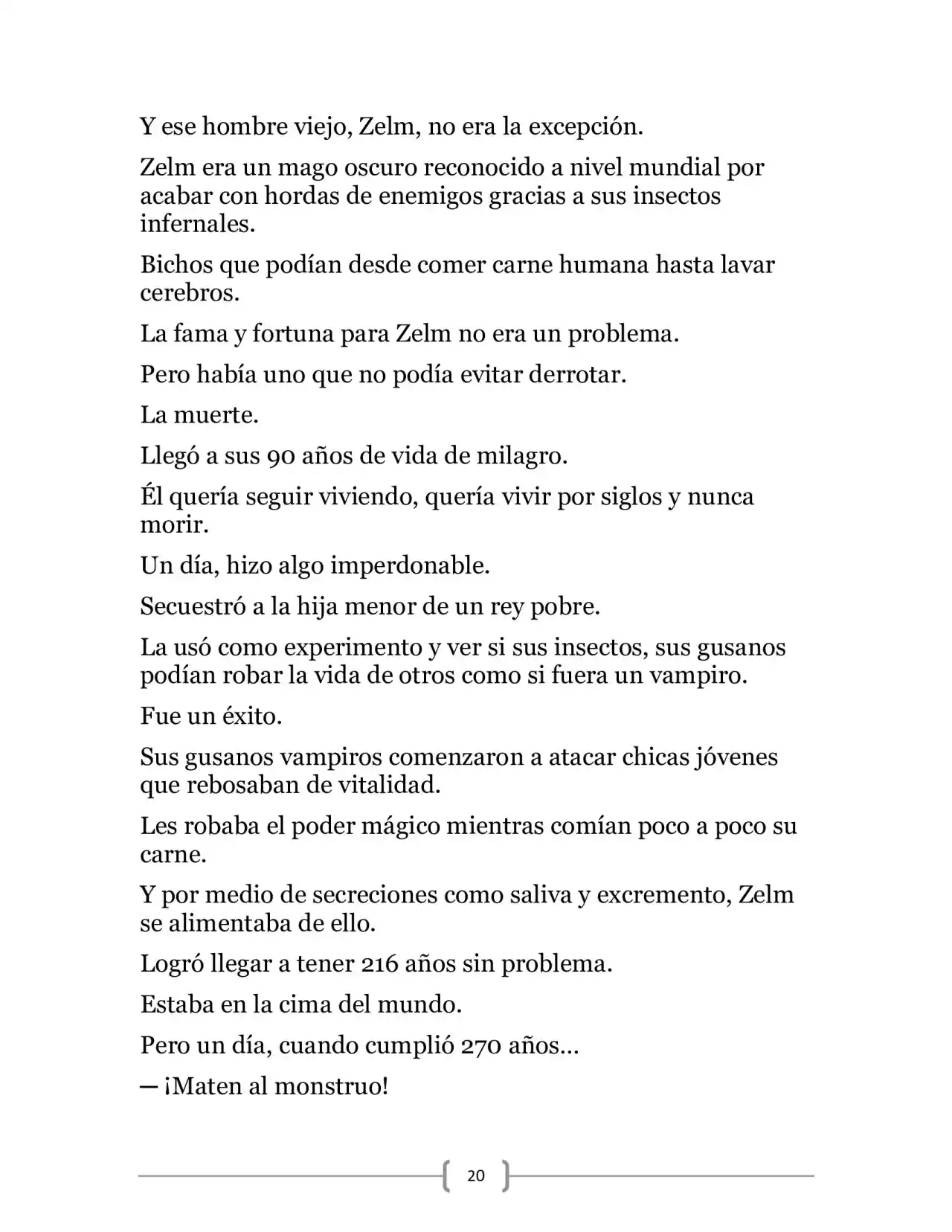 La Heroica Aventura Del Héroe Negro (Novela) - Capítulo 7 - Página 20 - LectorTMOo