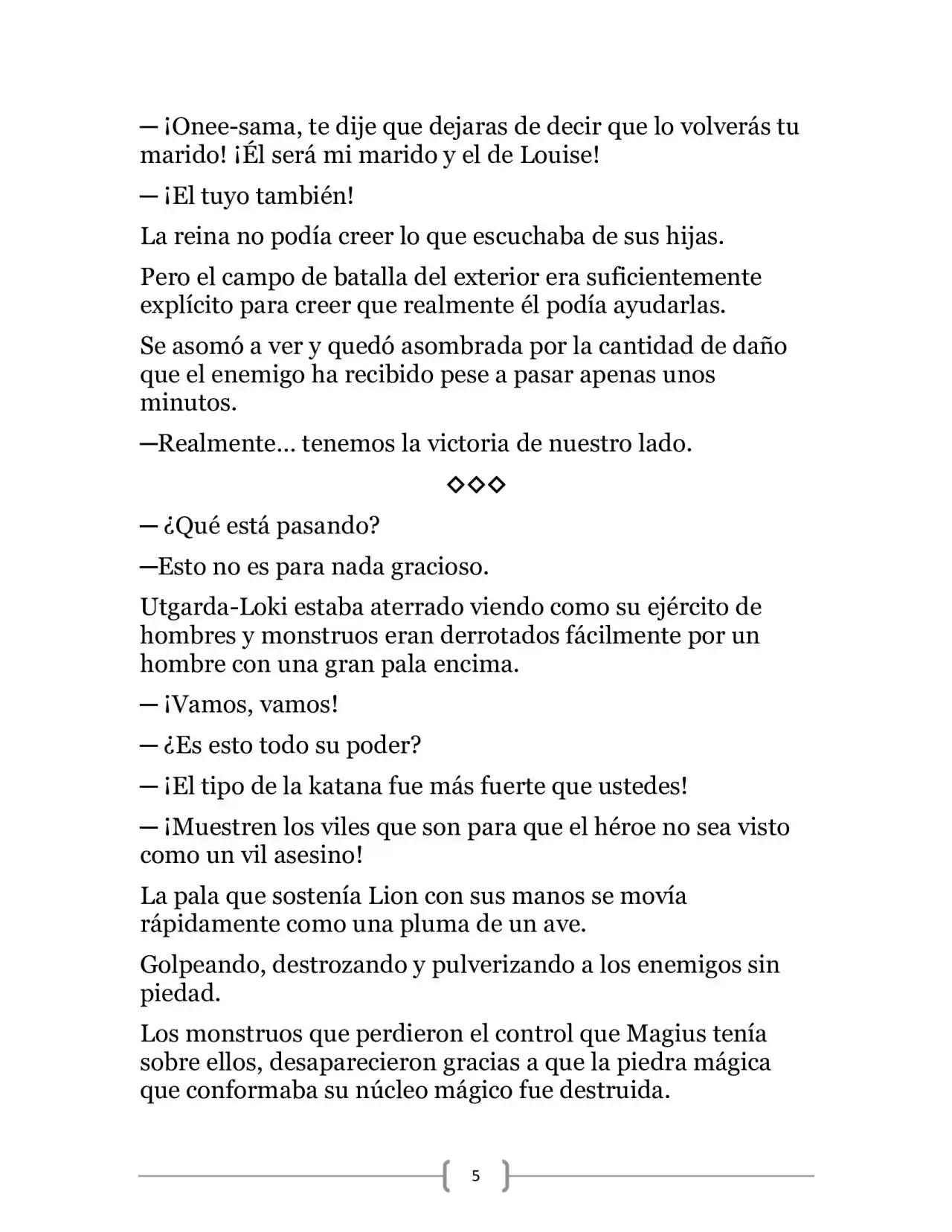 La Heroica Aventura Del Héroe Negro (Novela) - Capítulo 8 - Página 5 - LectorTMOo
