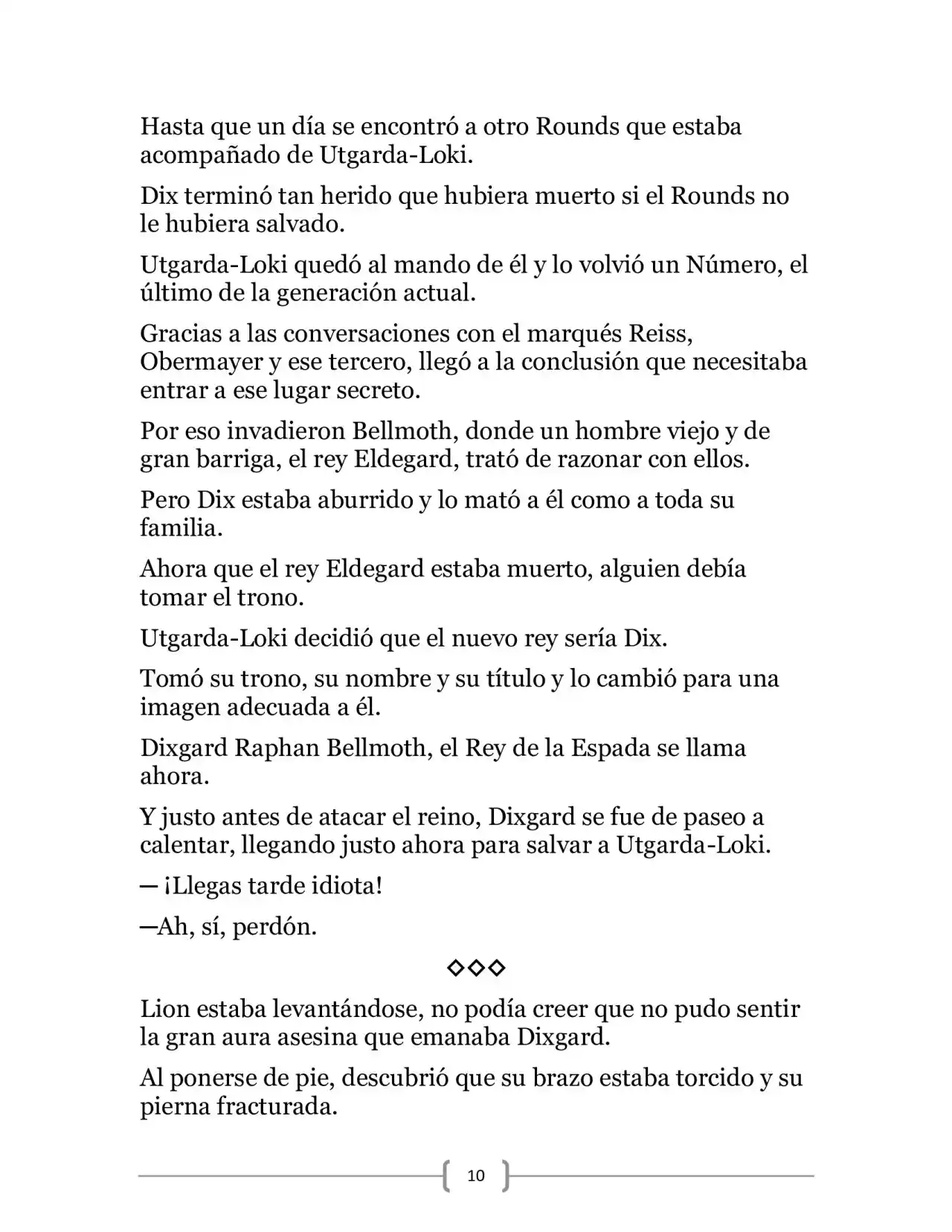 La Heroica Aventura Del Héroe Negro (Novela) - Capítulo 8 - Página 10 - LectorTMOo