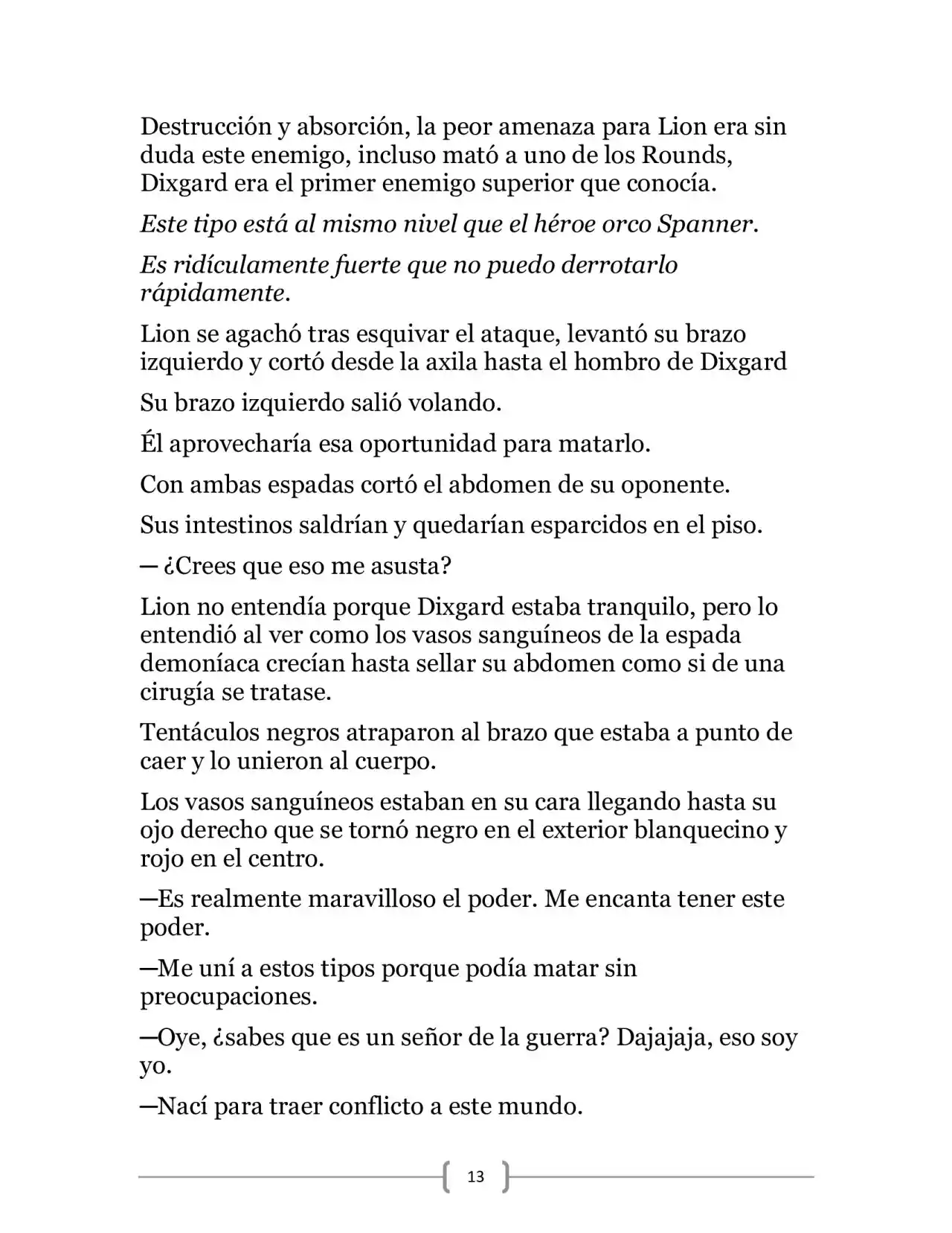 La Heroica Aventura Del Héroe Negro (Novela) - Capítulo 8 - Página 13 - LectorTMOo