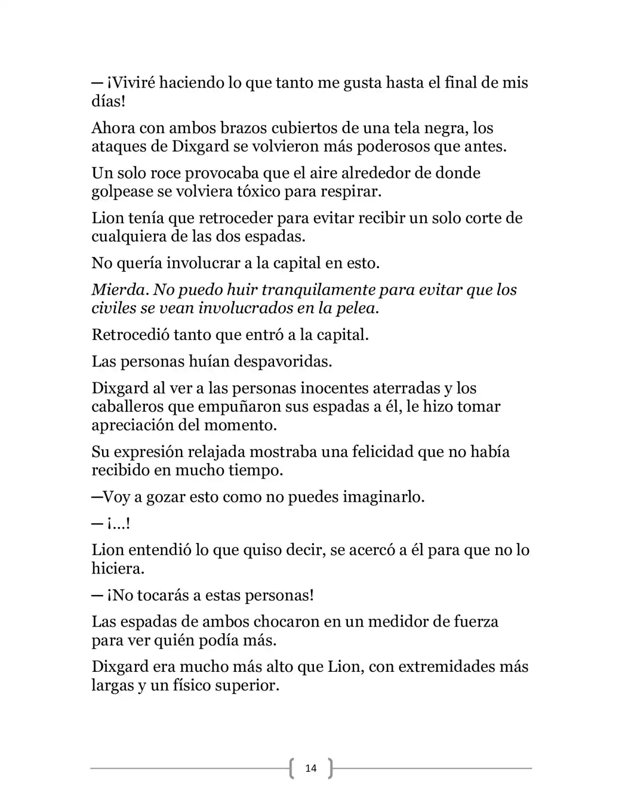 La Heroica Aventura Del Héroe Negro (Novela) - Capítulo 8 - Página 14 - LectorTMOo