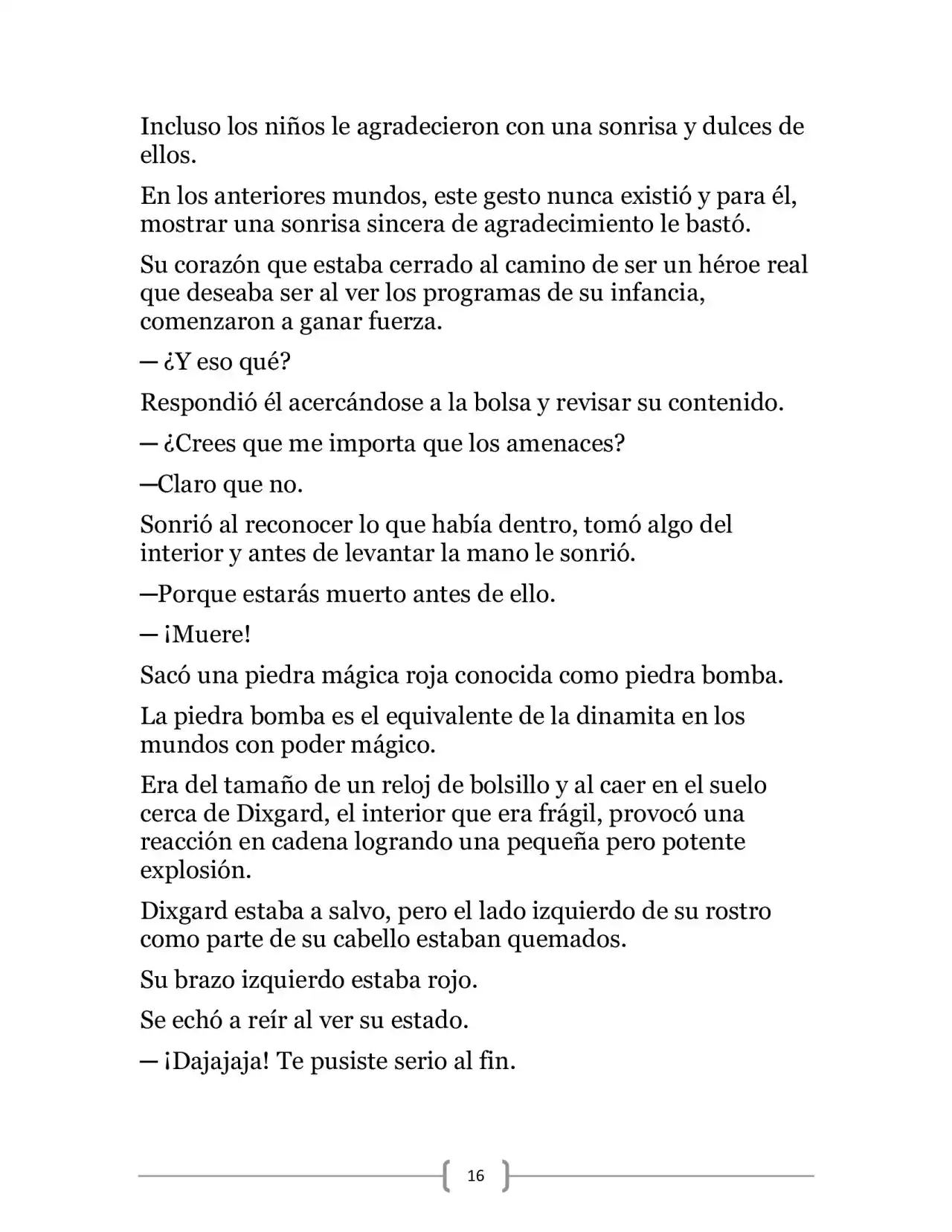 La Heroica Aventura Del Héroe Negro (Novela) - Capítulo 8 - Página 16 - LectorTMOo