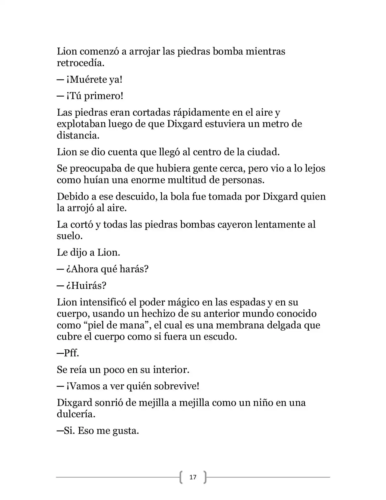La Heroica Aventura Del Héroe Negro (Novela) - Capítulo 8 - Página 17 - LectorTMOo