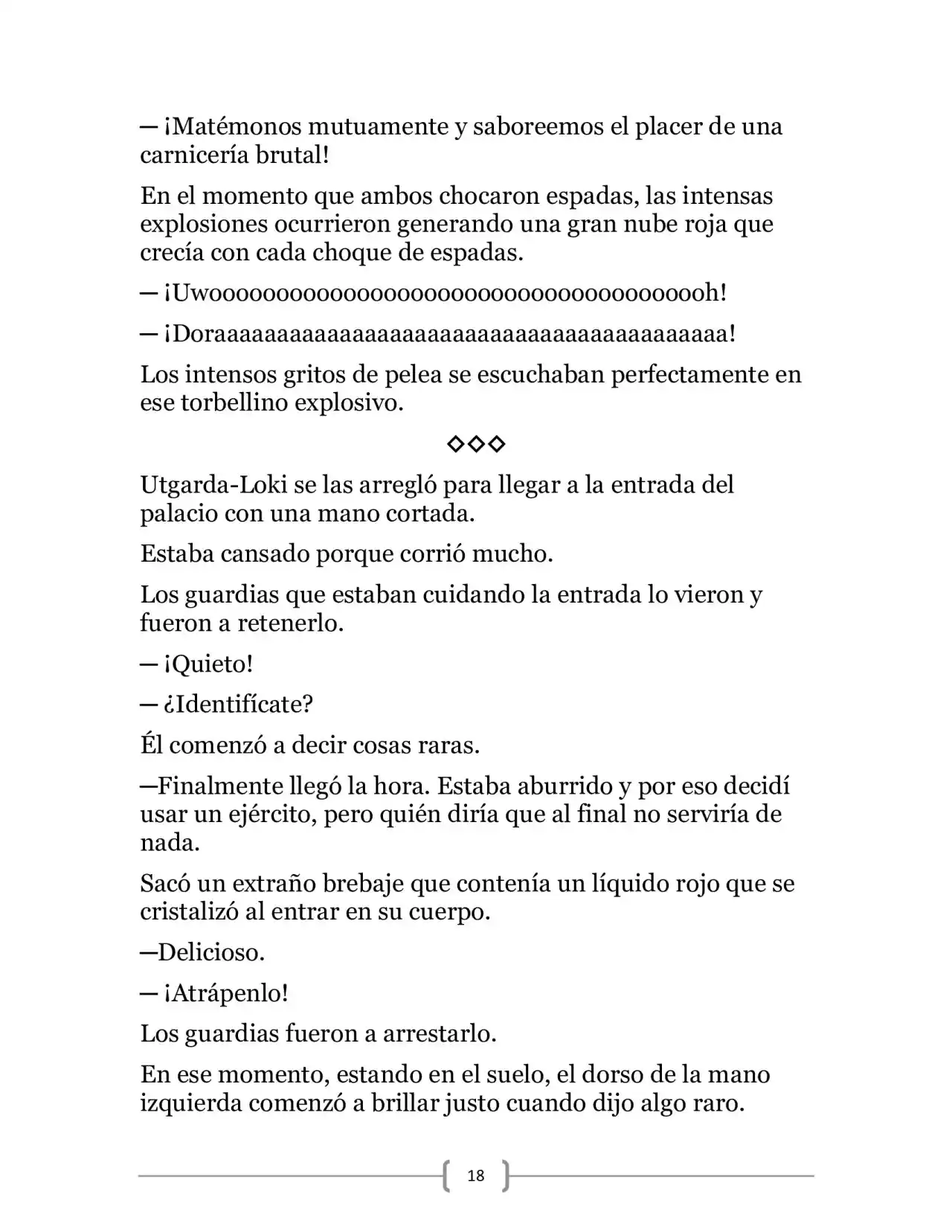 La Heroica Aventura Del Héroe Negro (Novela) - Capítulo 8 - Página 18 - LectorTMOo