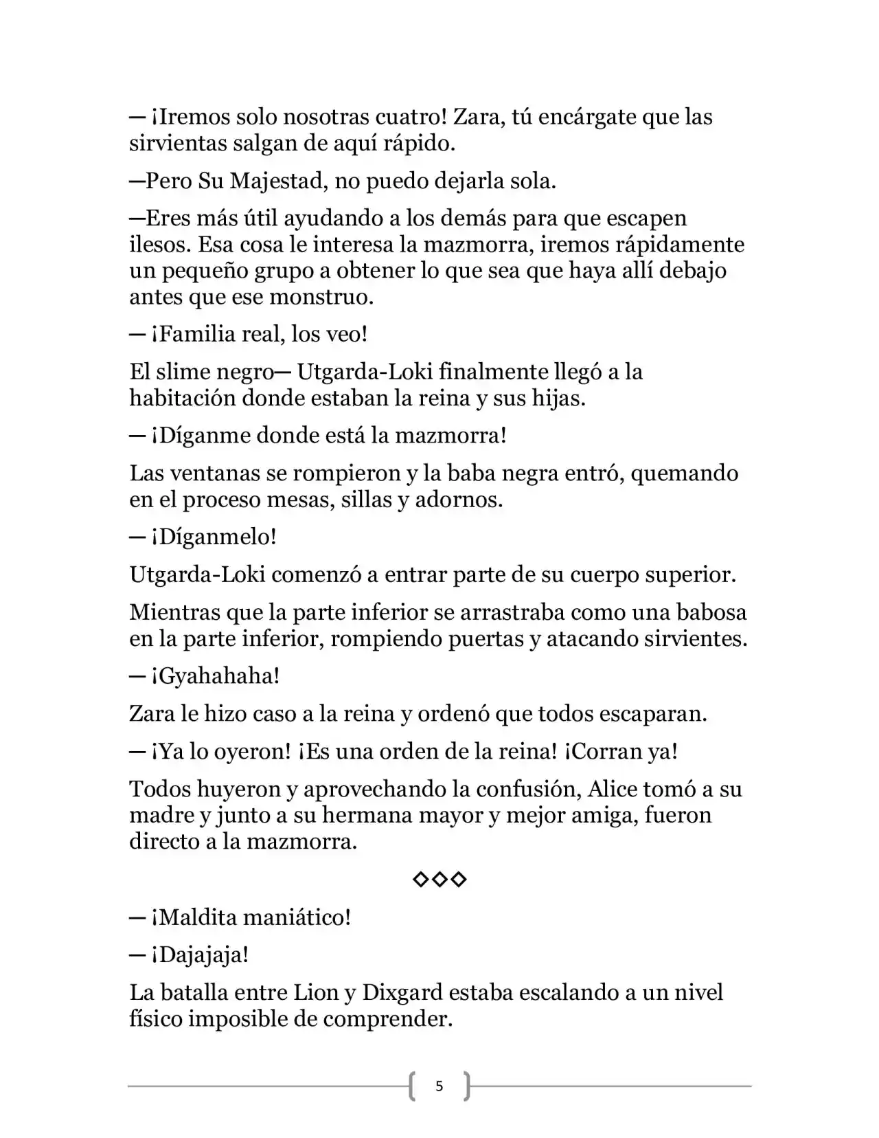 La Heroica Aventura Del Héroe Negro (Novela) - Capítulo 9 - Página 5 - LectorTMOo