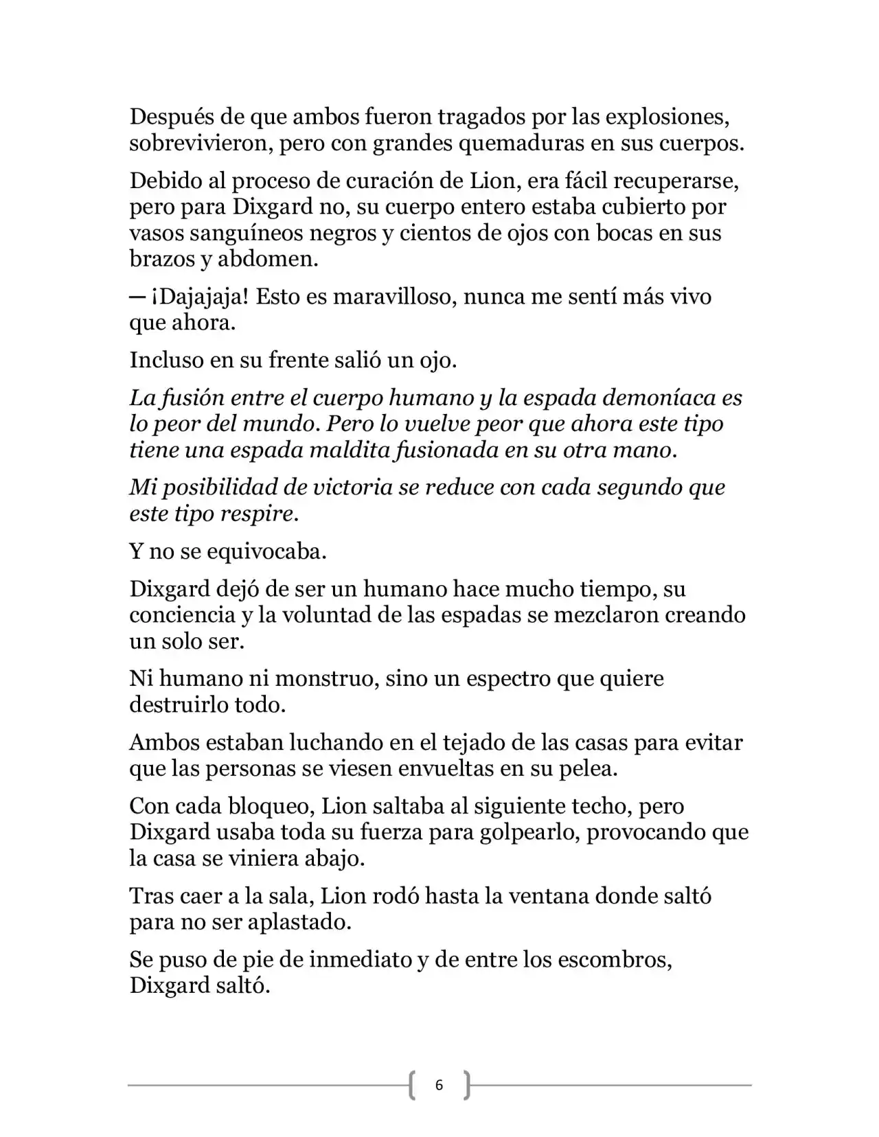 La Heroica Aventura Del Héroe Negro (Novela) - Capítulo 9 - Página 6 - LectorTMOo