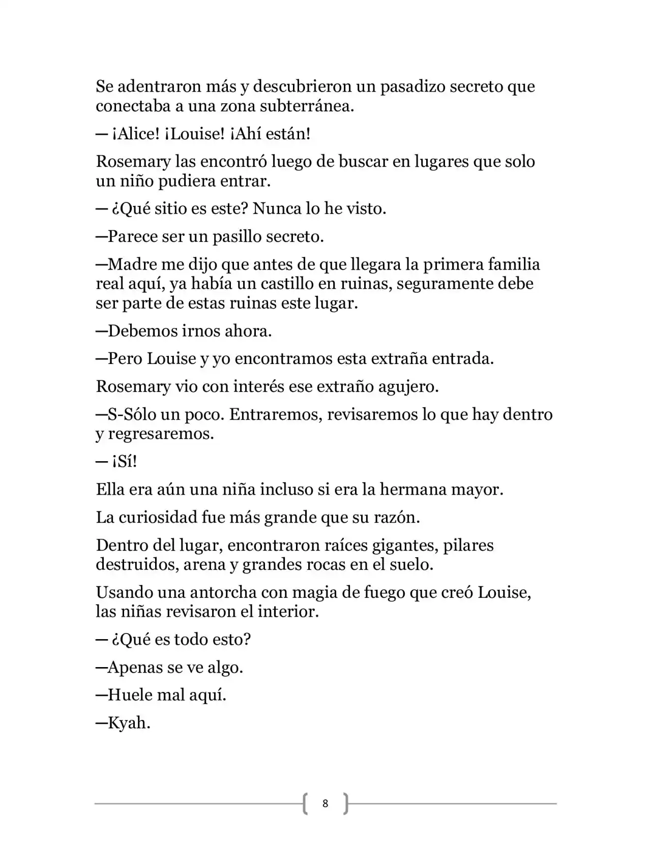 La Heroica Aventura Del Héroe Negro (Novela) - Capítulo 9 - Página 8 - LectorTMOo