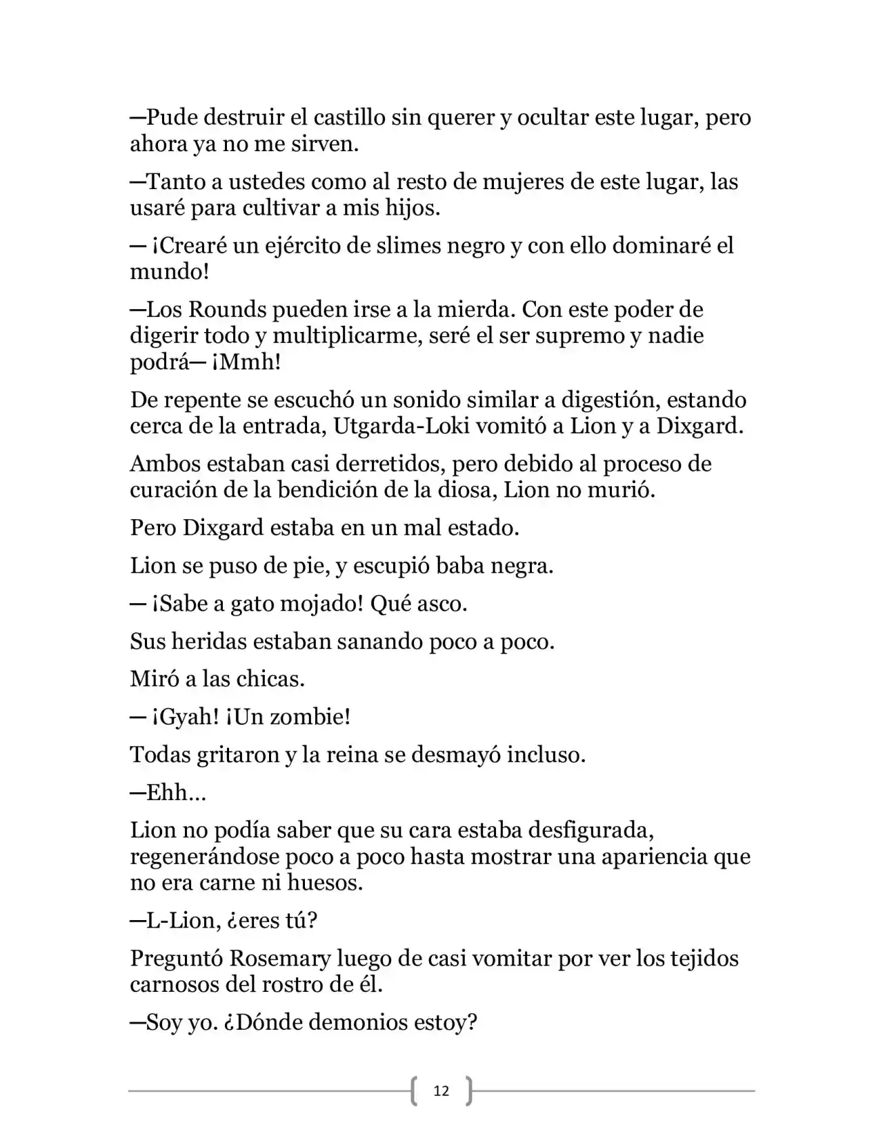 La Heroica Aventura Del Héroe Negro (Novela) - Capítulo 9 - Página 12 - LectorTMOo